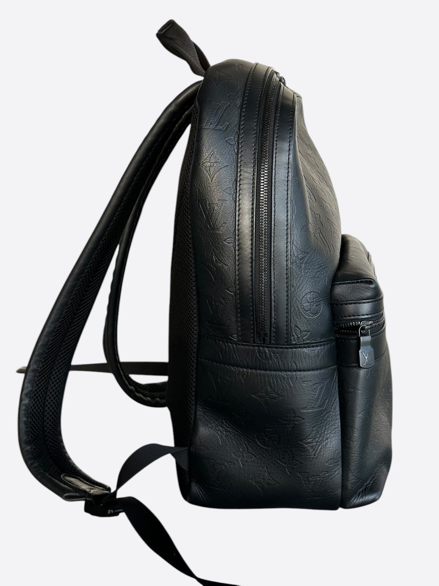 Louis Vuitton Black Shadow Monogram Sprinter Backpack