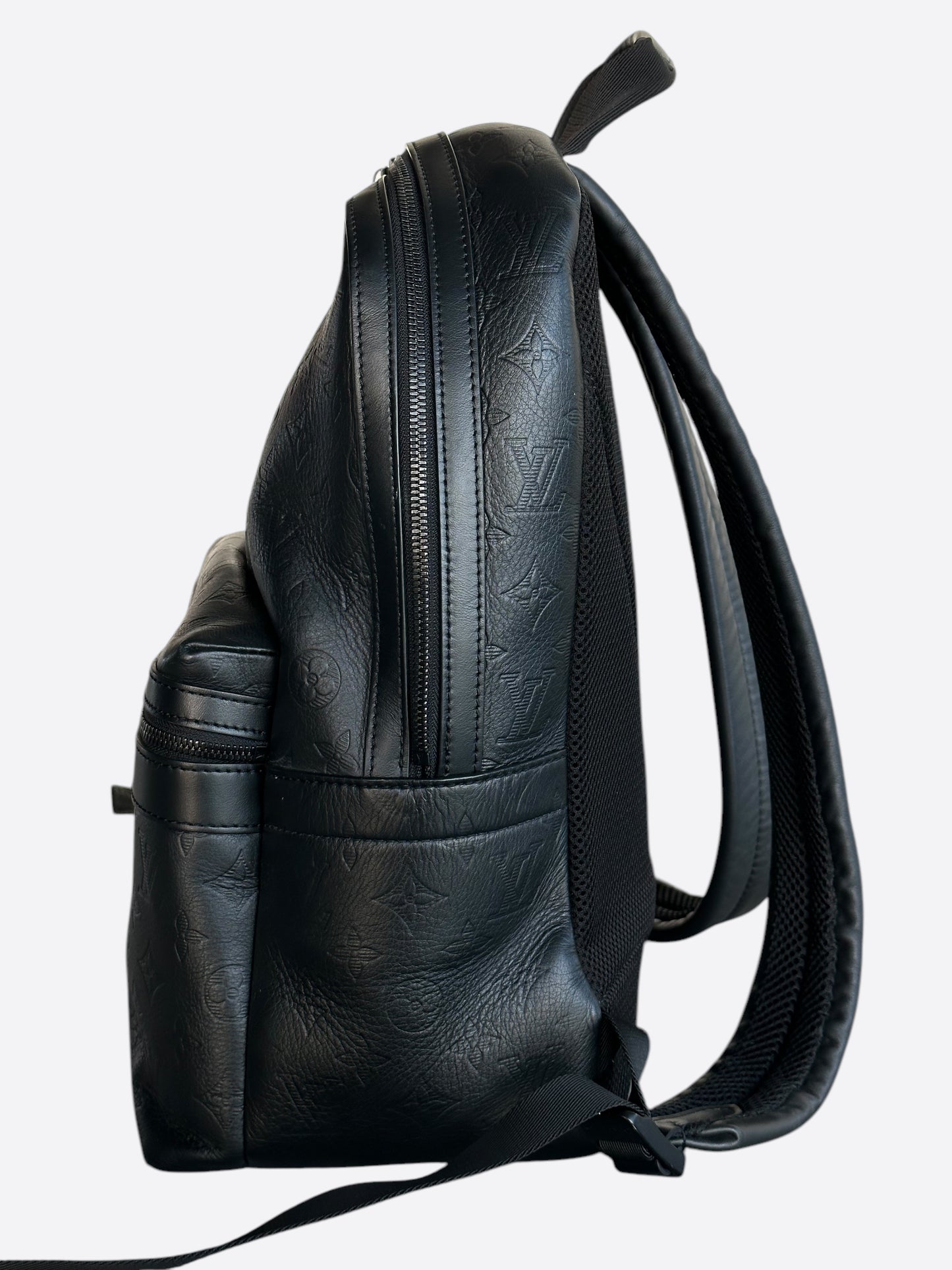 Louis Vuitton Black Shadow Monogram Sprinter Backpack