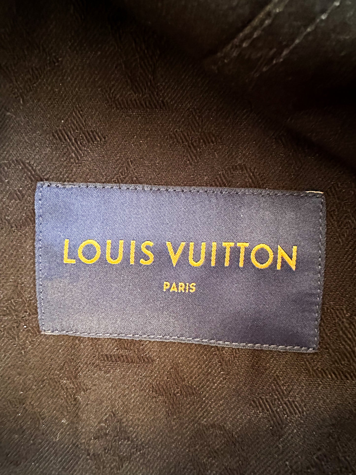 Louis Vuitton Black Monogram Denim Jacket