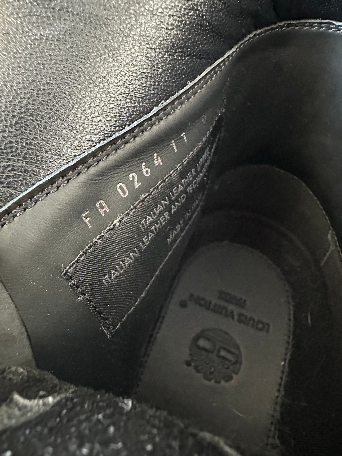 Louis Vuitton Timberland Black Monogram Boots