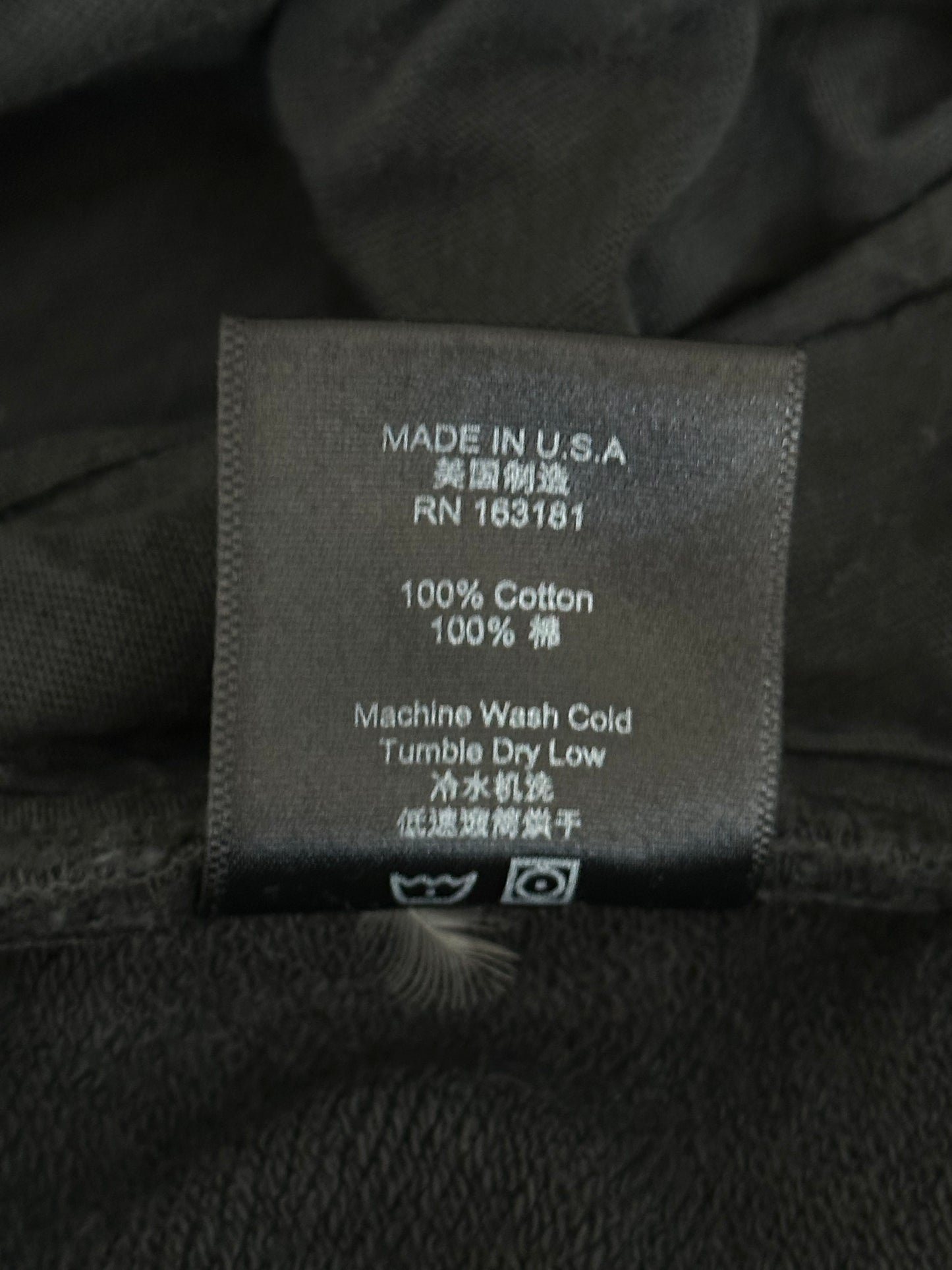 Rhude White & Pink Logo Panel Sweater