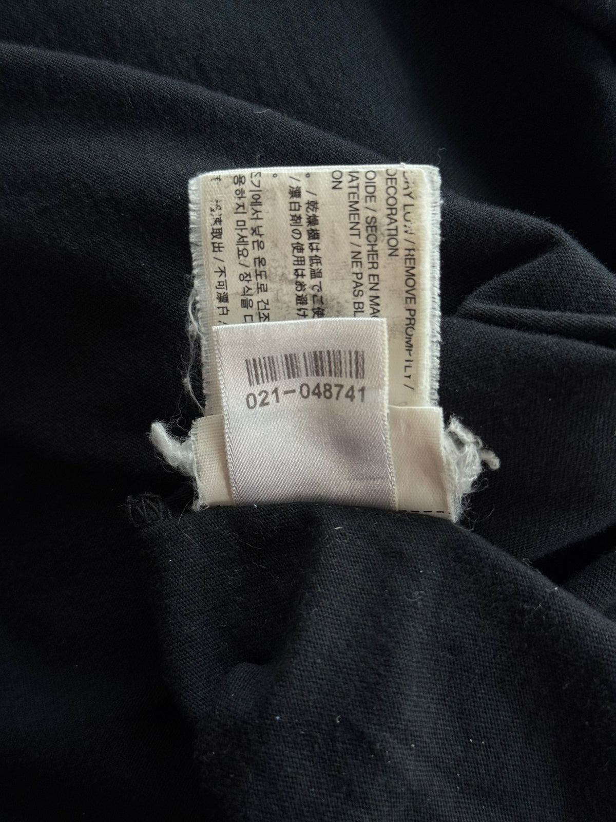 Chrome Hearts Black & White Korea Horseshoe Logo T-Shirt