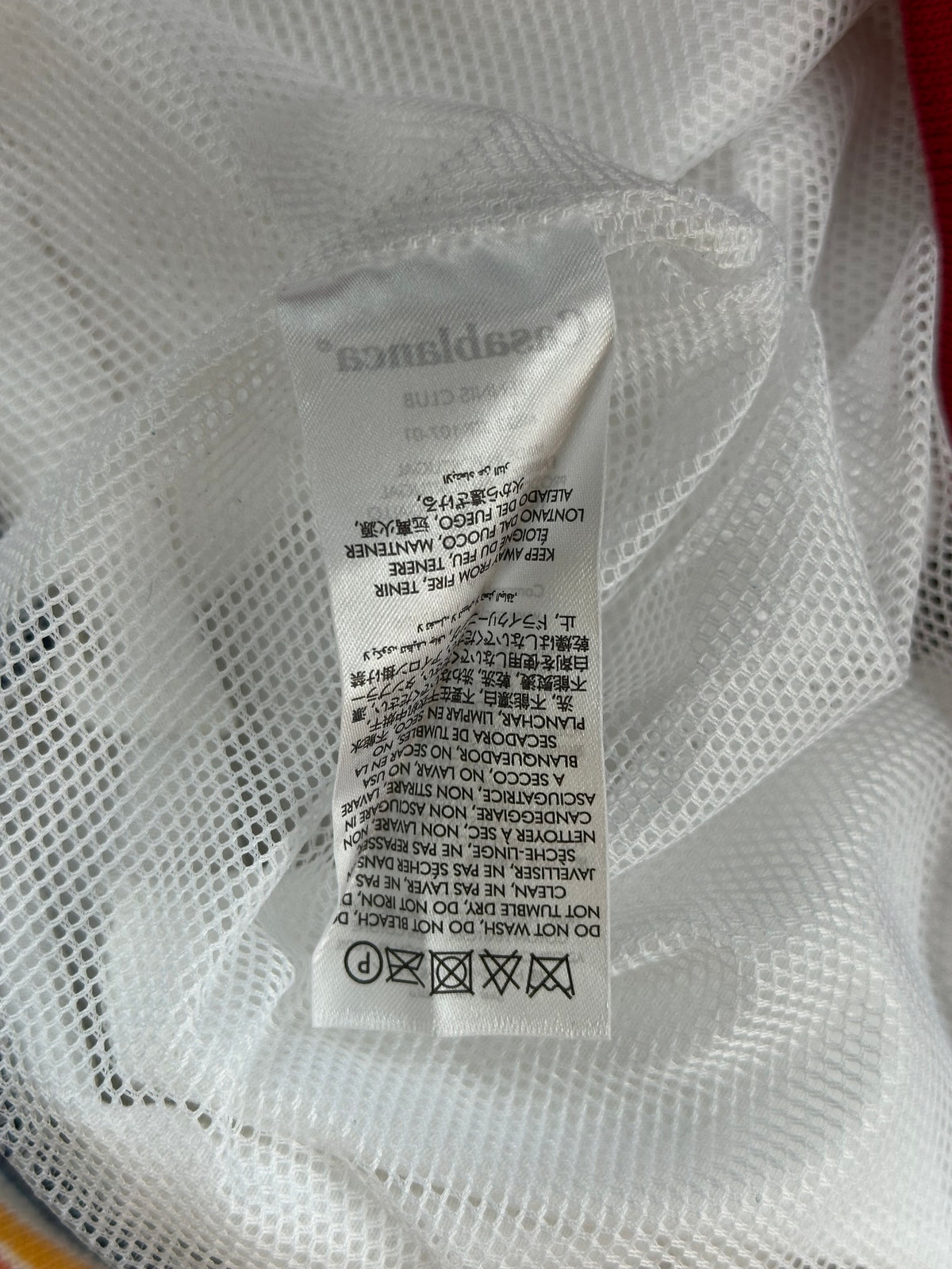 Casablanca White & Multicolor Embroidered Logo Track Jacket