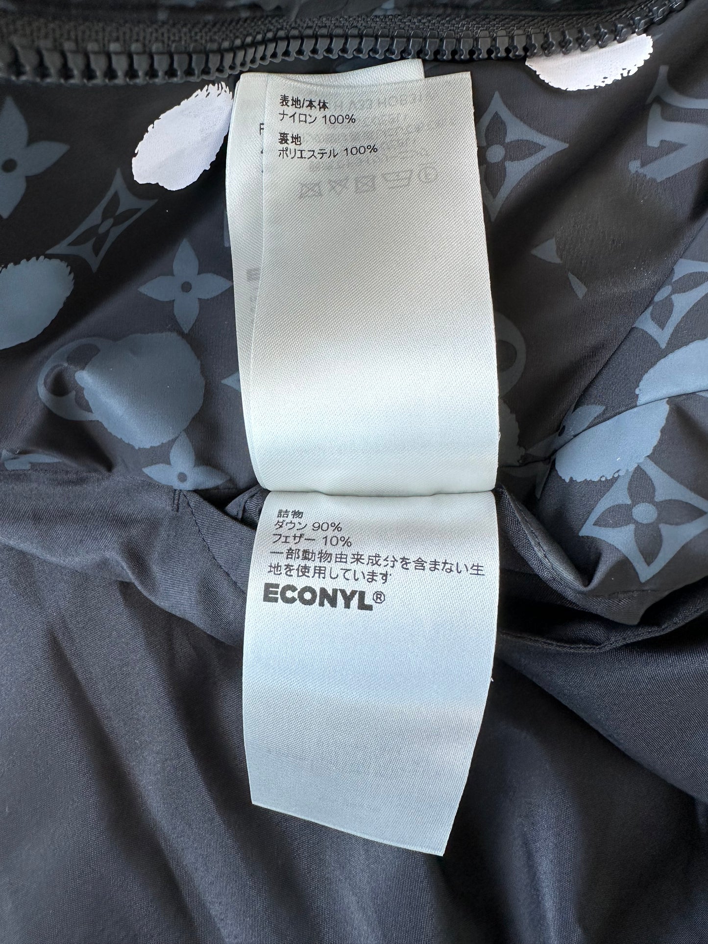 Louis Vuitton Yayoi Kusama Black Polka Dot Monogram Puffer Jacket