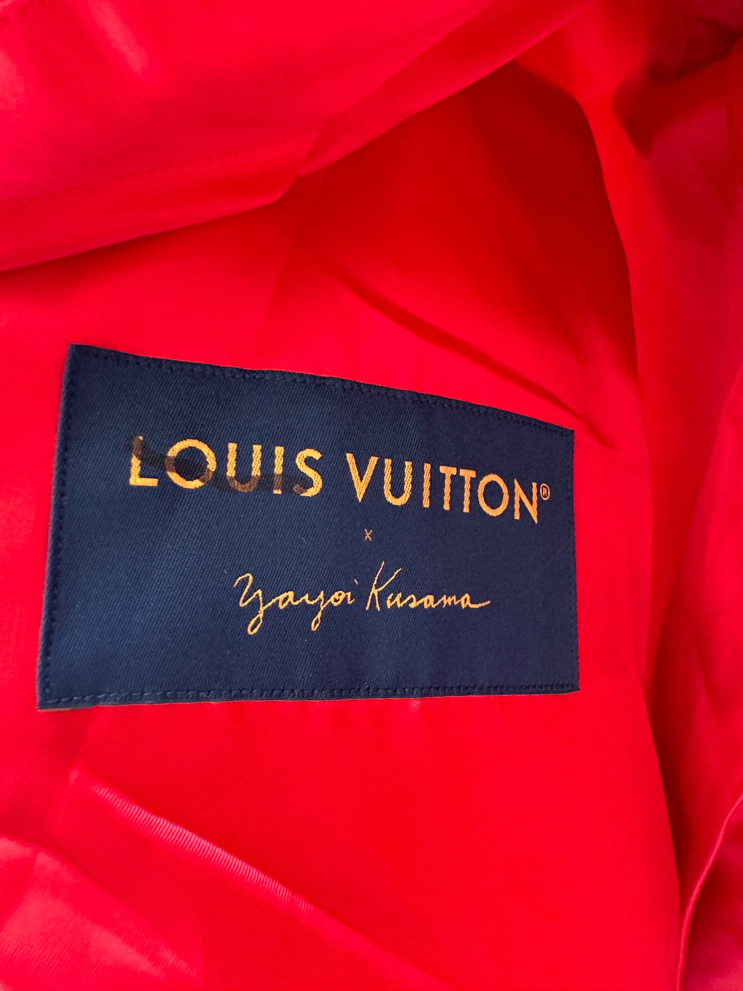 Louis Vuitton Yayoi Kusama Red & White Varsity Jacket