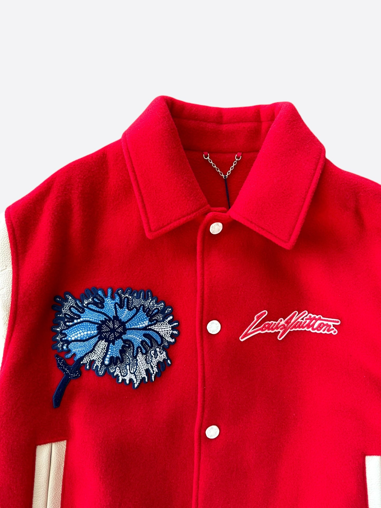 Louis Vuitton Yayoi Kusama Red & White Varsity Jacket