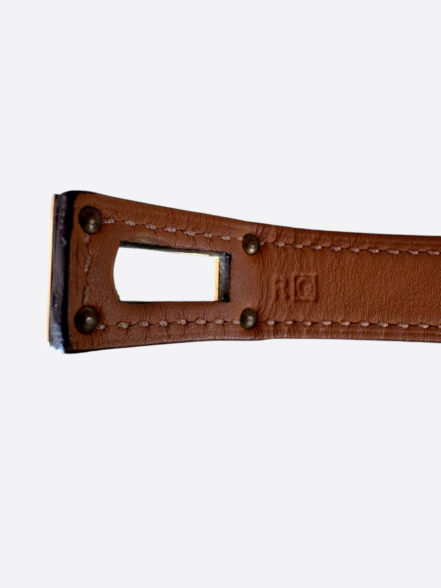 Hermes Red Crocodile Double Kelly Bracelet