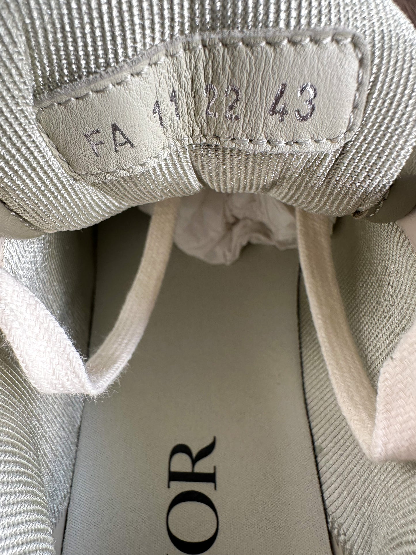 Dior Olive Oblique B27 Sneakers