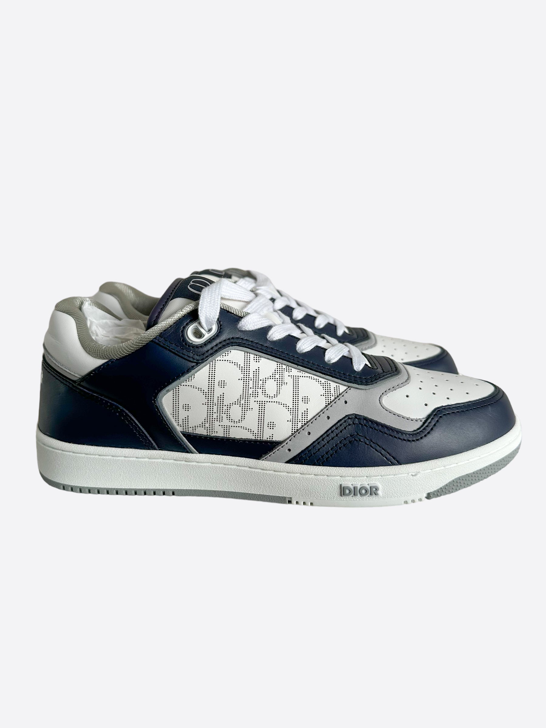 Dior Navy Blue Oblique B27 Sneakers – Savonches