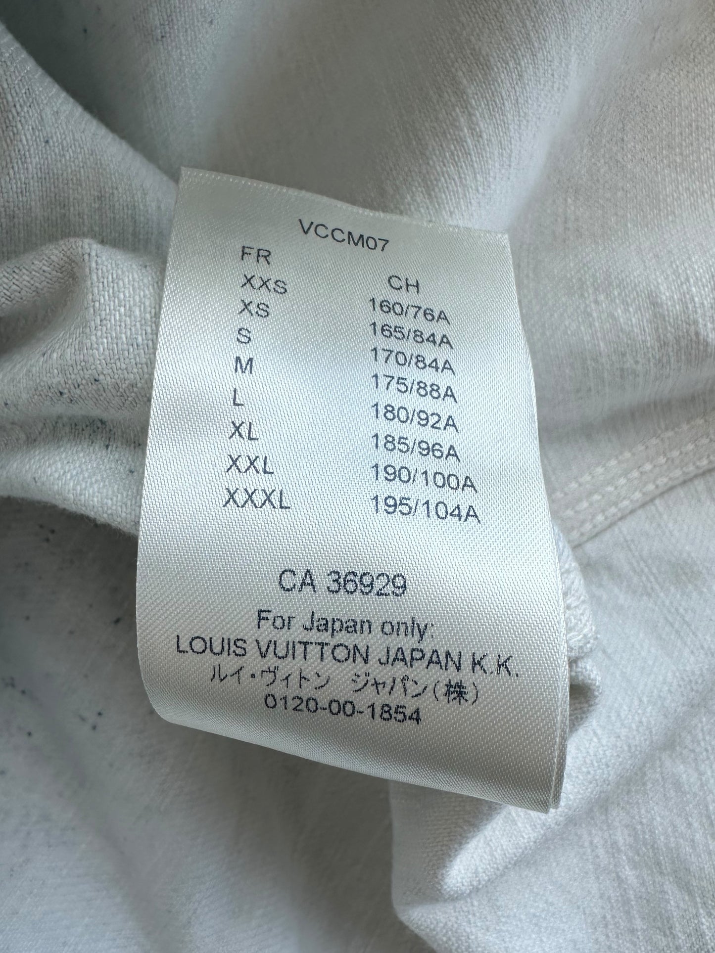 Louis Vuitton Blue & White Gradient Snowfall Monogram Denim Jacket