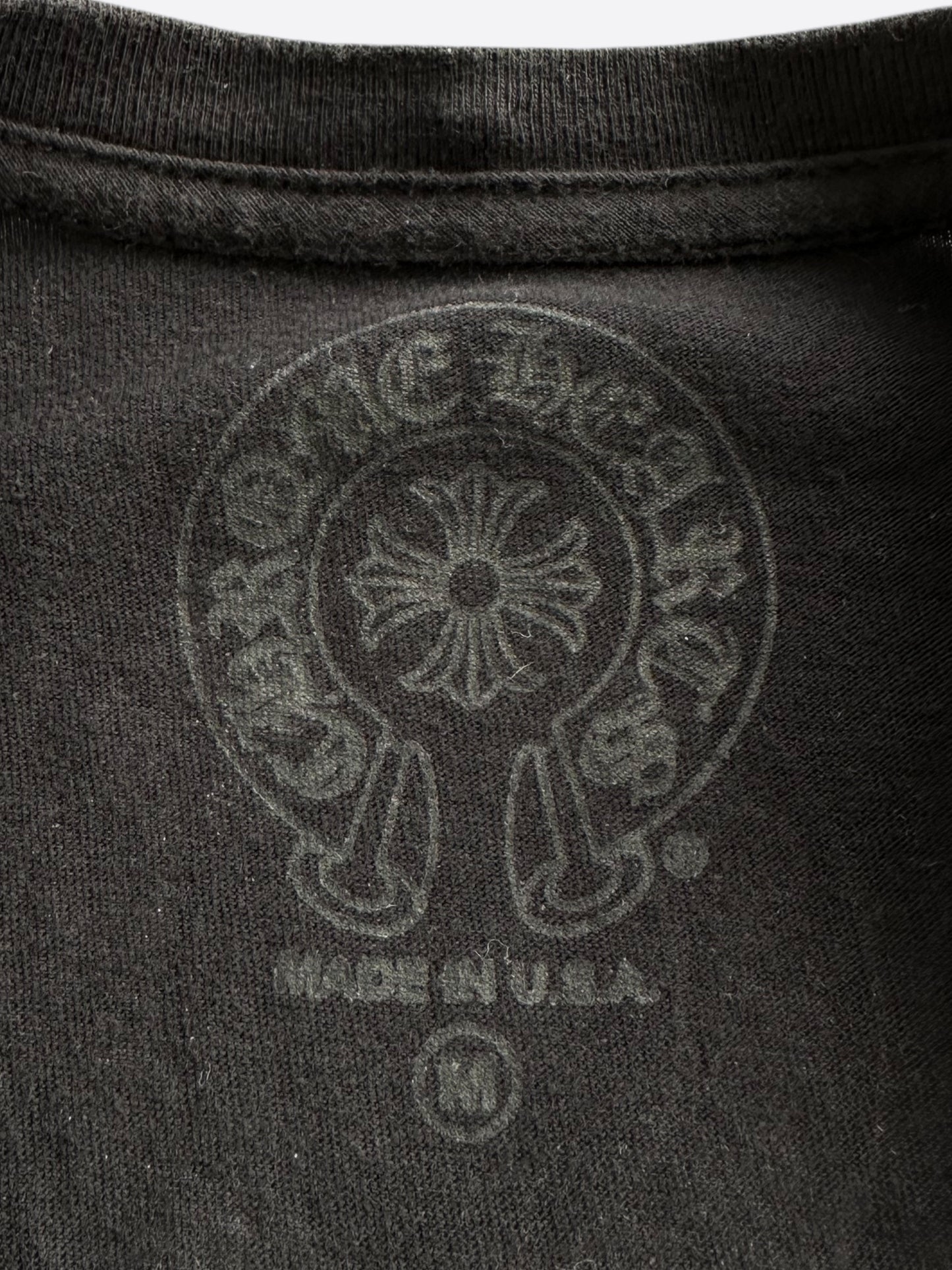 Chrome Hearts Black & White Logos Longsleeve T-Shirt