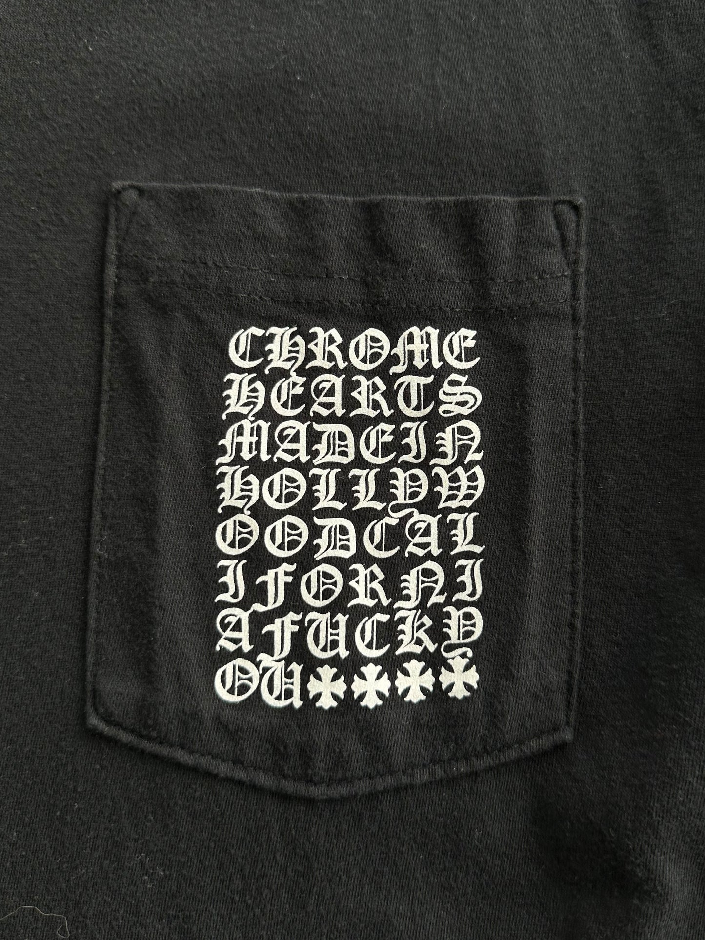 Chrome Hearts Black & White Logos Longsleeve T-Shirt