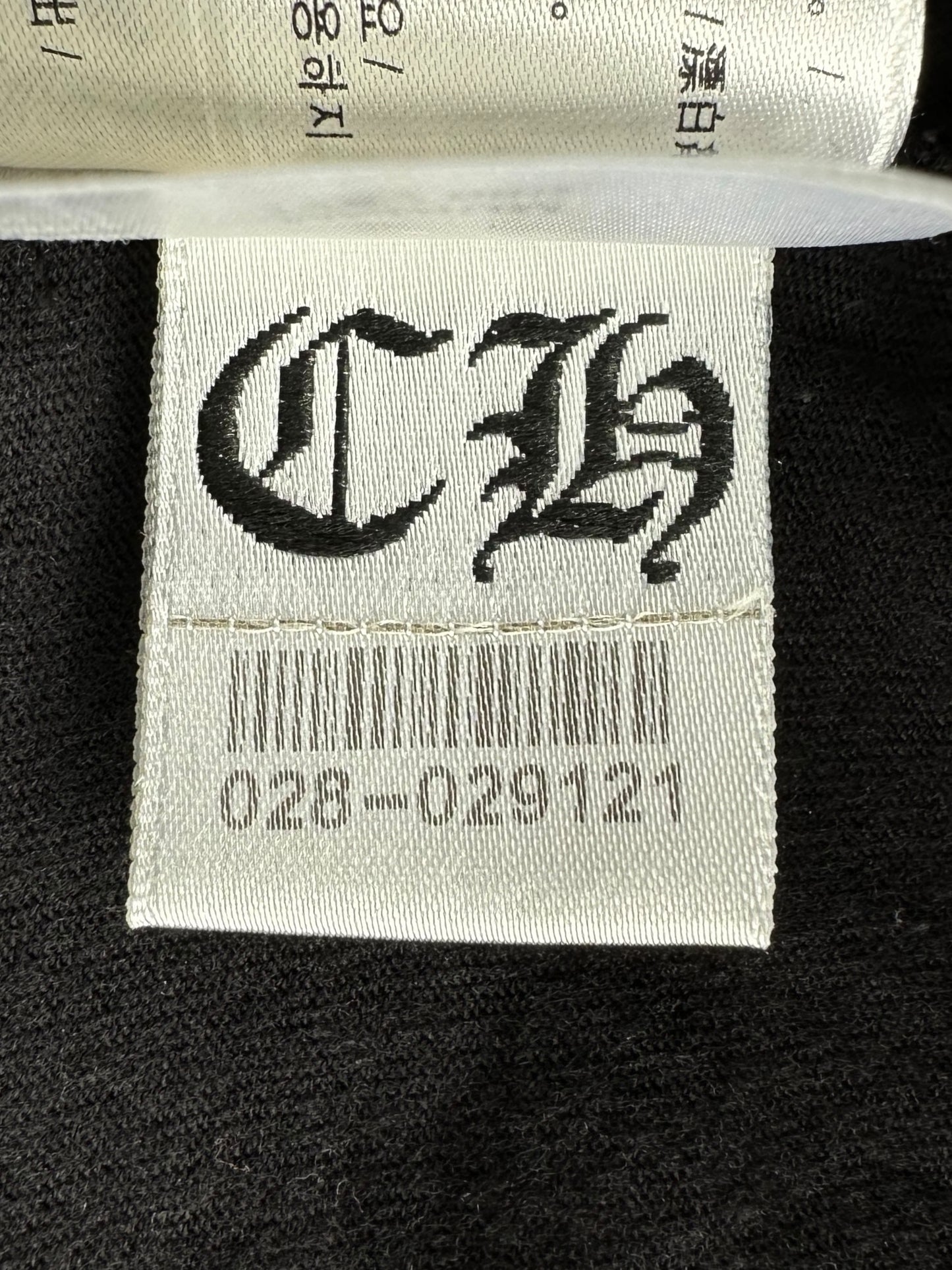 Chrome Hearts Black & White Logos Longsleeve T-Shirt