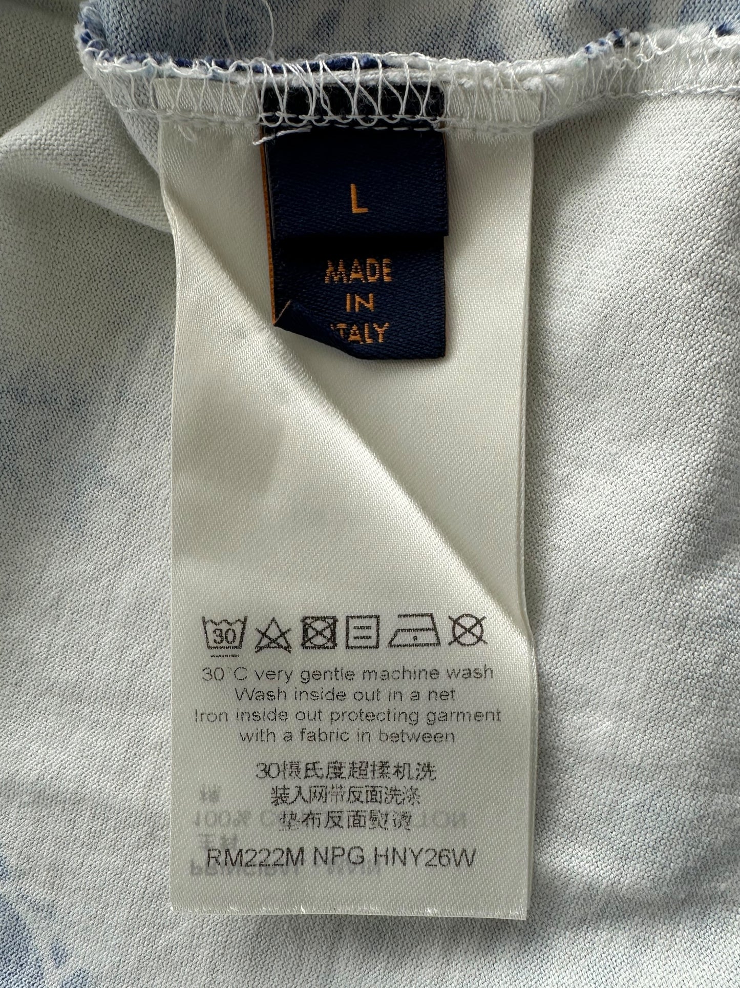 Louis Vuitton Blue Monogram Bandana T-Shirt