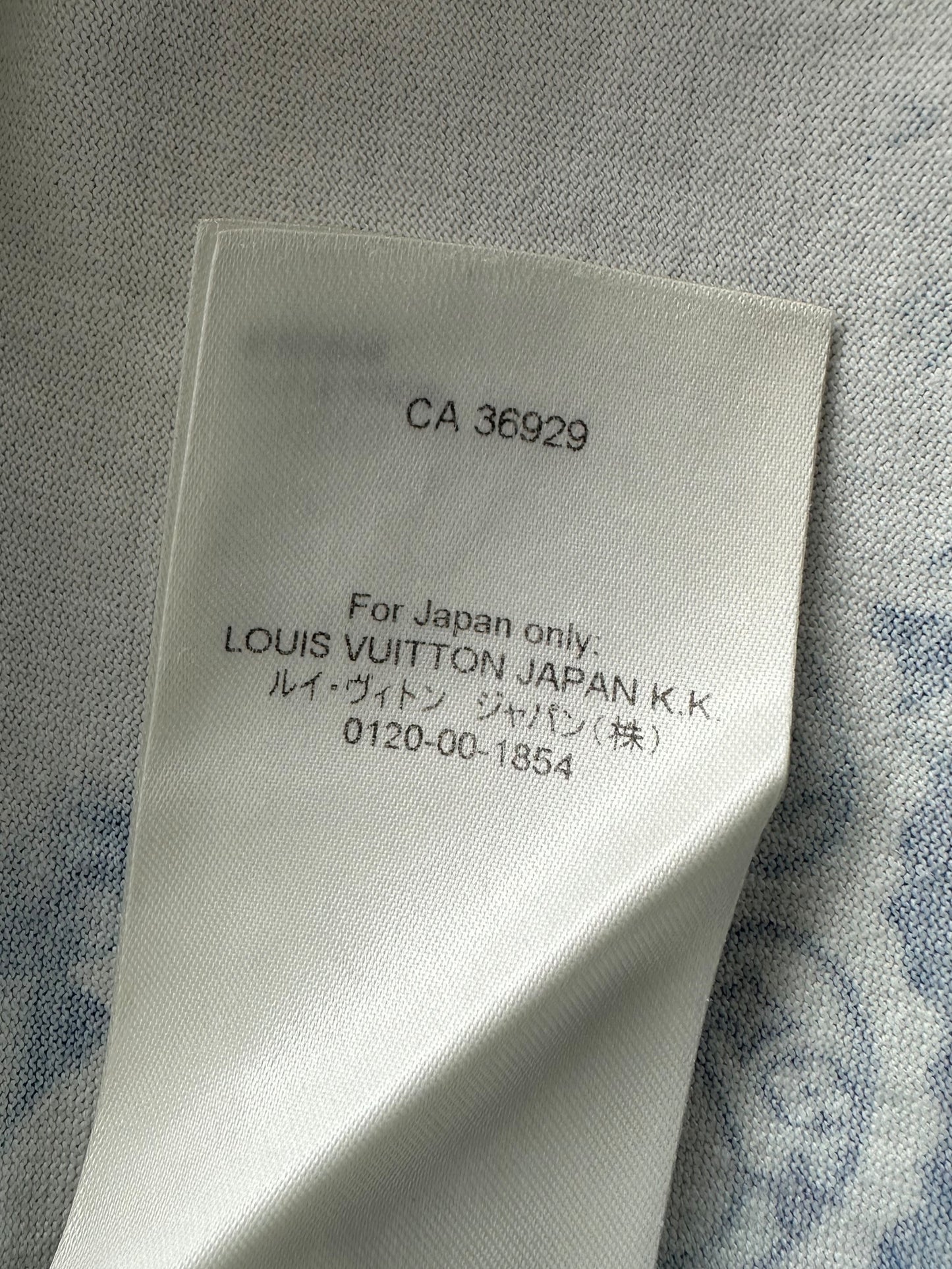 Louis Vuitton Blue Monogram Bandana T-Shirt