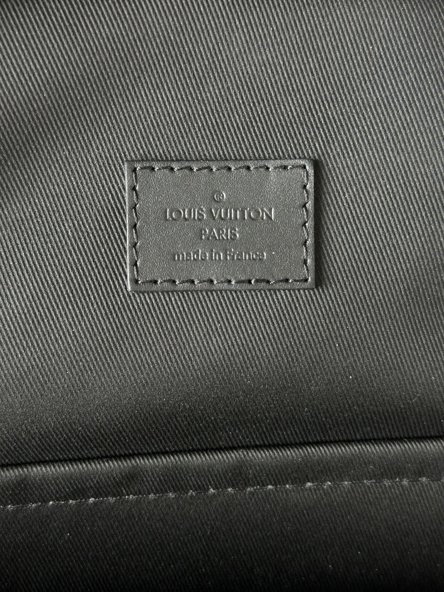 Louis Vuitton Black Damier Infini Leather Avenue Sling Bag