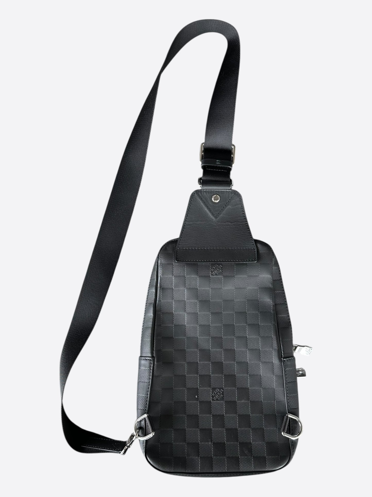 Louis Vuitton Black Damier Infini Leather Avenue Sling Bag