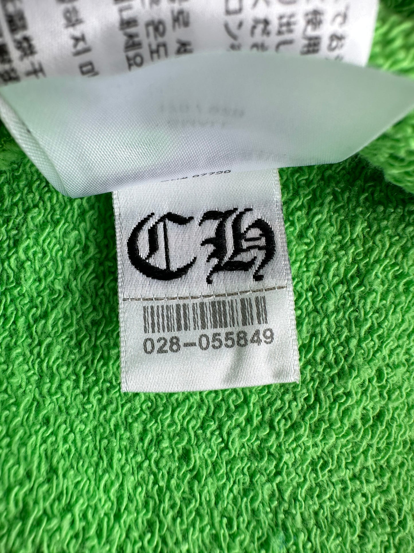 Chrome Hearts Green Sex Records Logo Sweater
