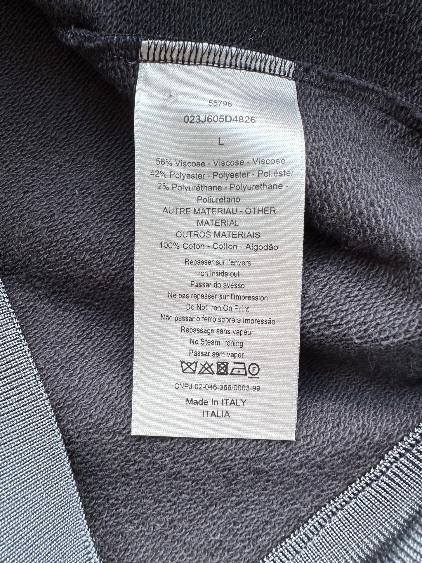 Dior Daniel Arsham Blue Embossed Metallic Logo Hoodie