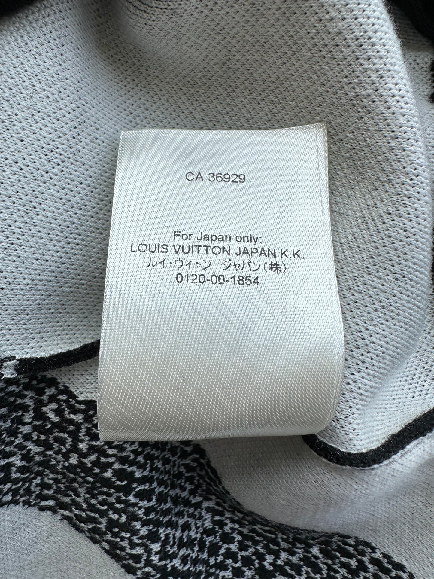 Louis Vuitton Yayoi Kusama Black & White Flower Zip Up Hoodie