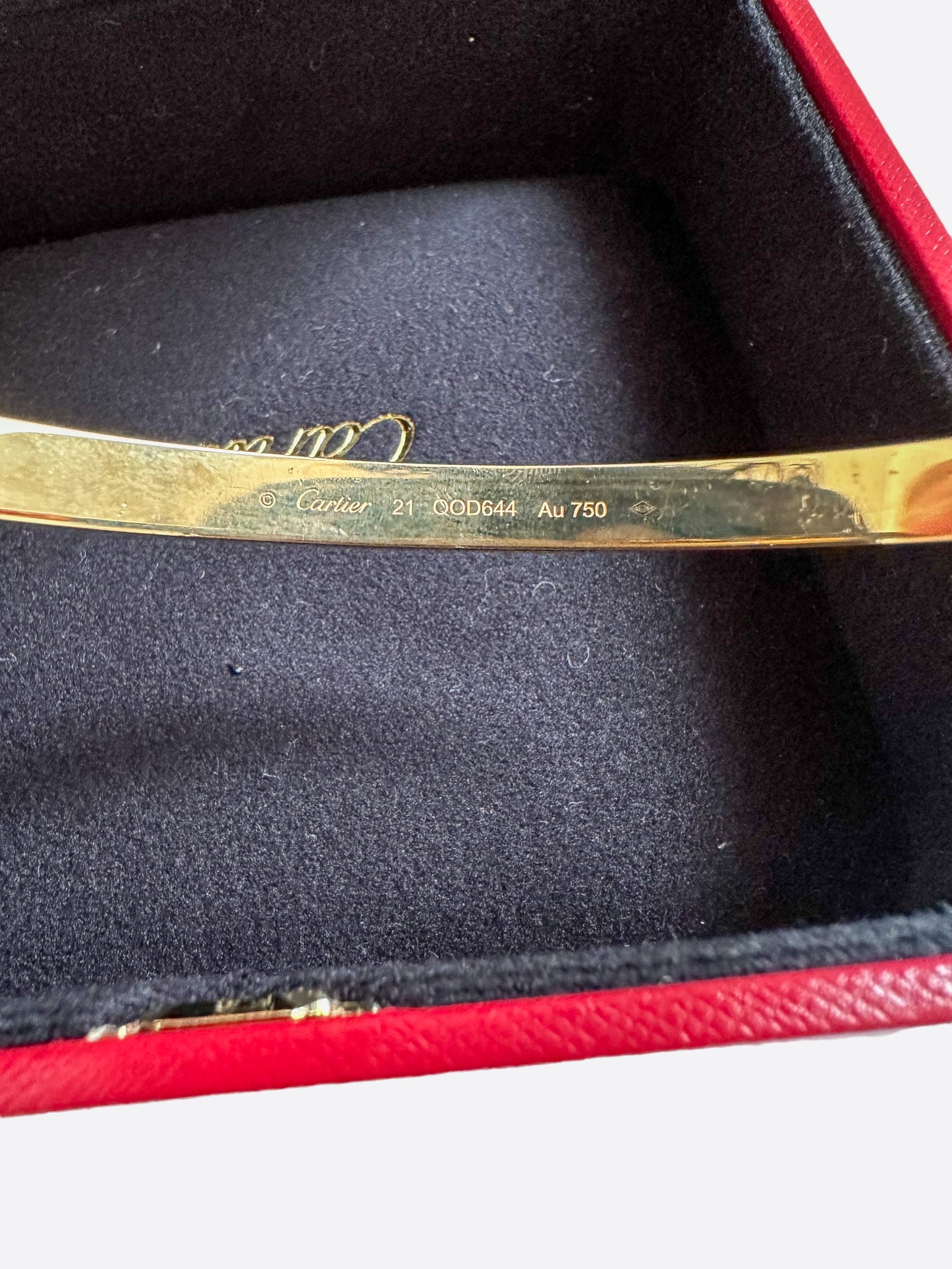Cartier Yellow Gold Love Bracelet