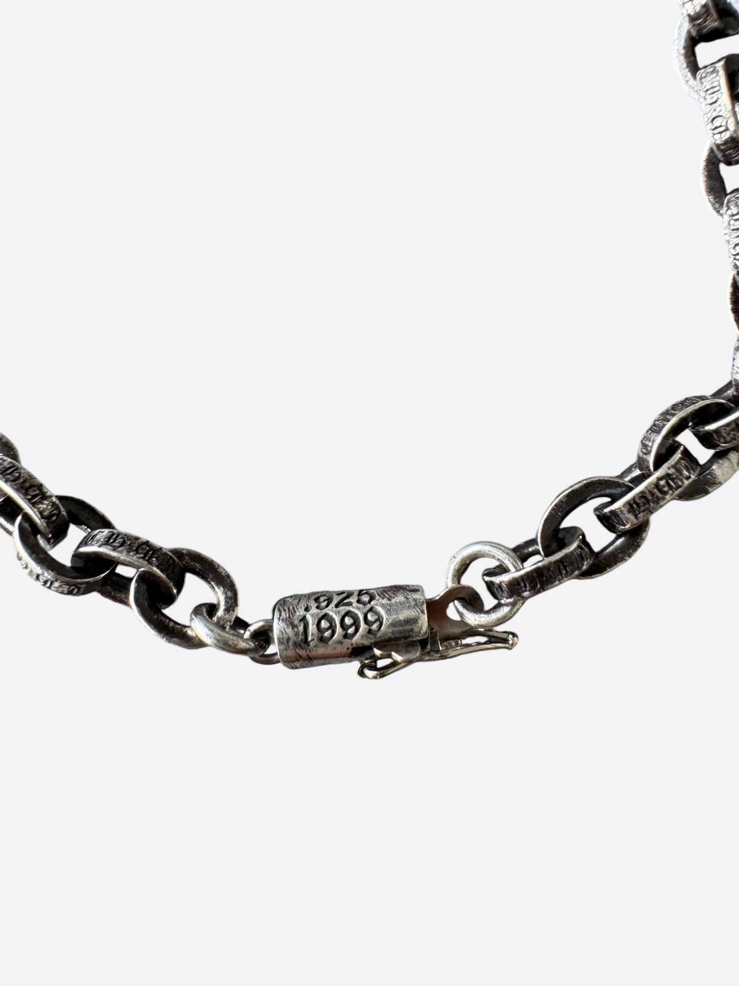 Chrome Hearts Silver Paperchain Bracelet
