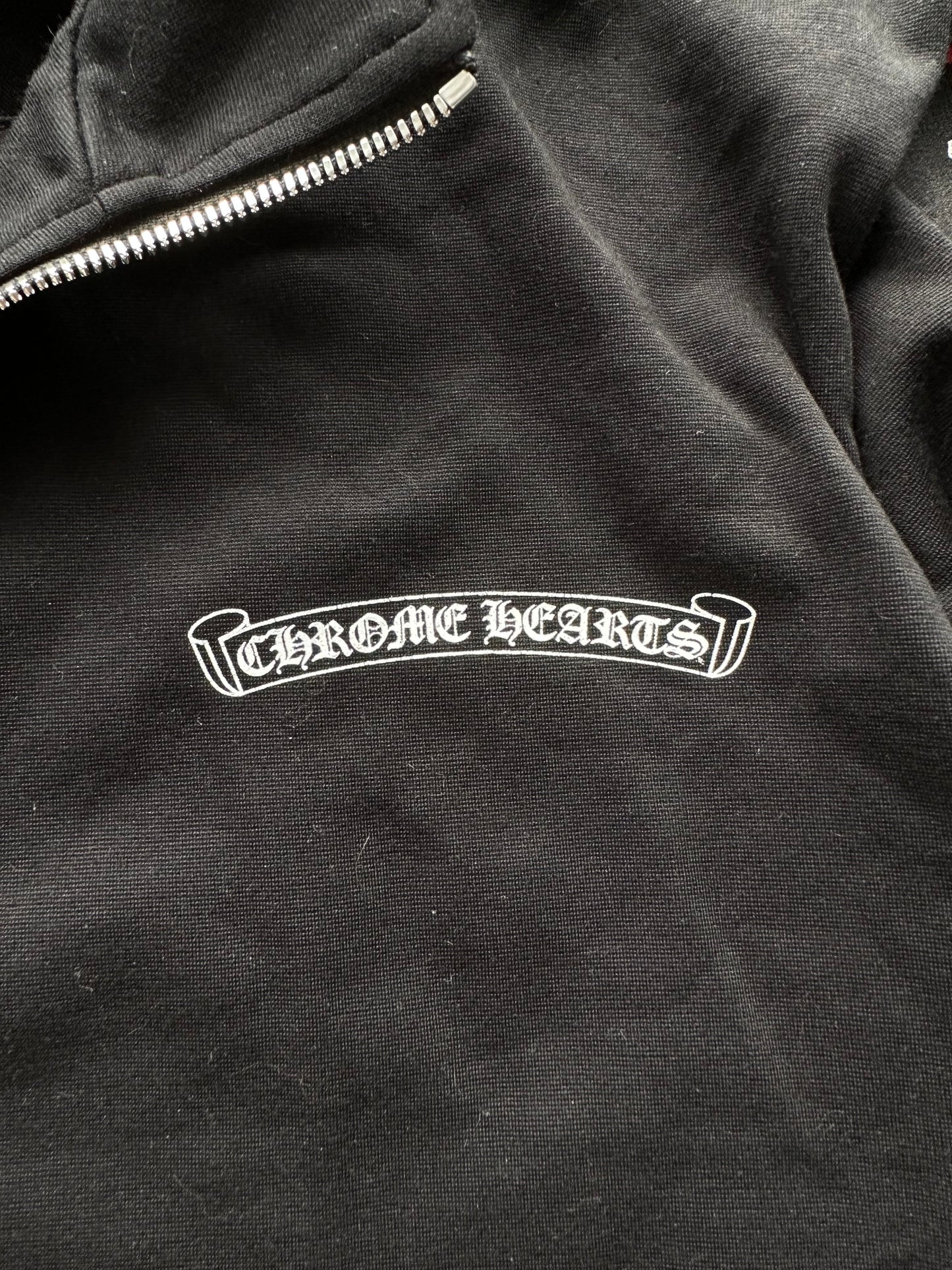 Chrome Hearts Matty Boy Black Chomper Track Jacket