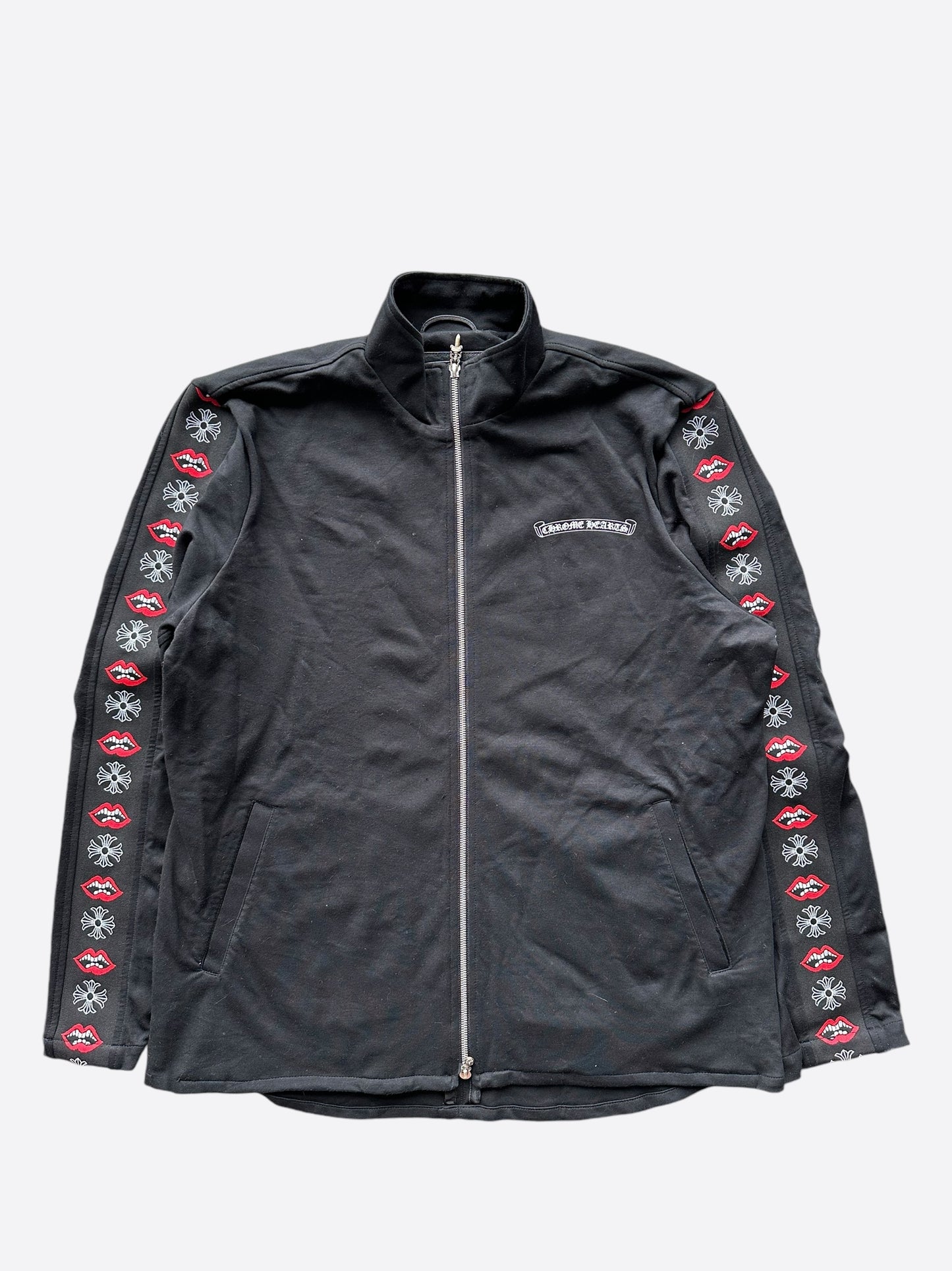 Chrome Hearts Matty Boy Black Chomper Track Jacket