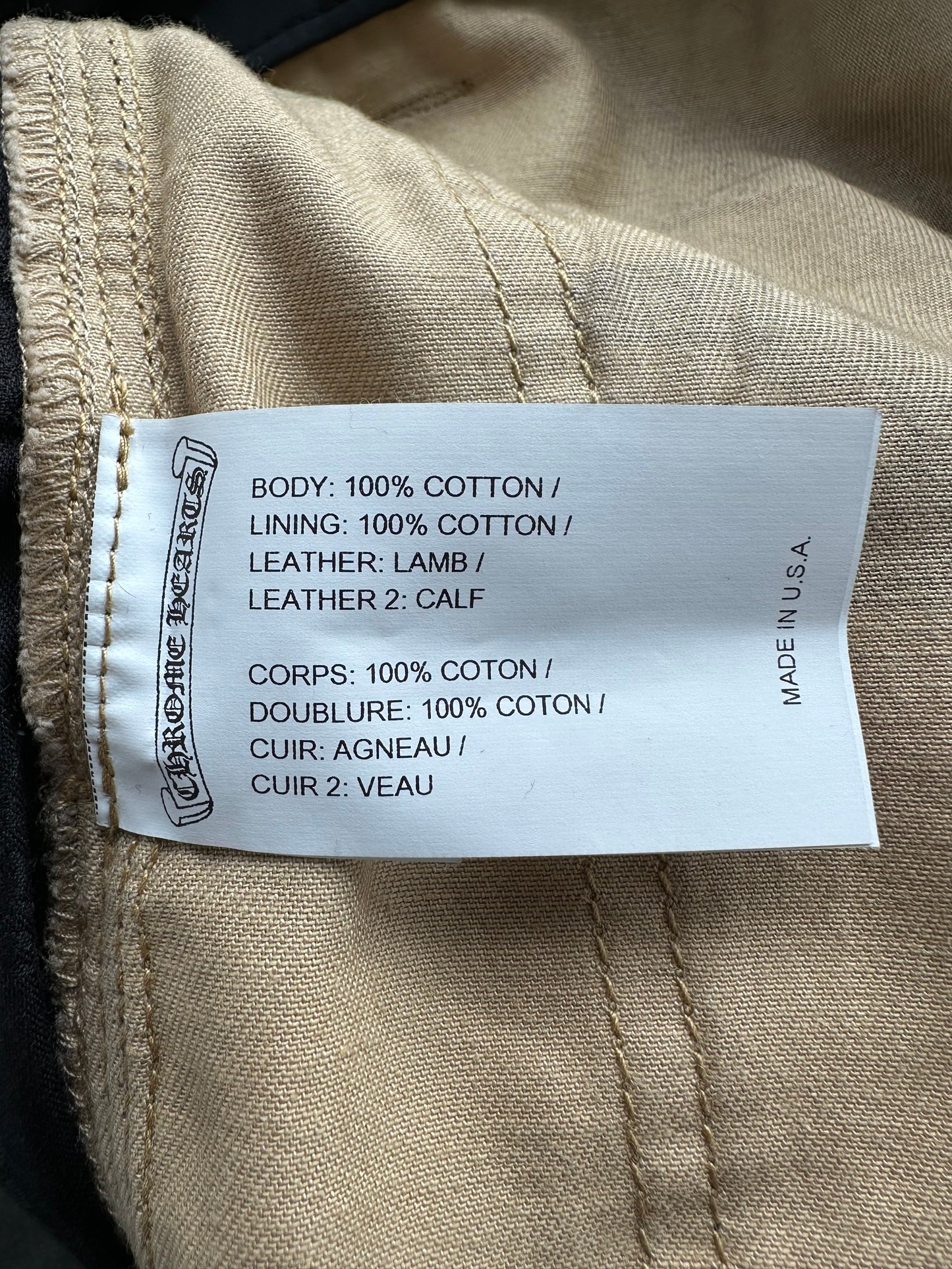 Chrome Hearts Camouflage Sex Records Cross Patch Carpenter Shorts