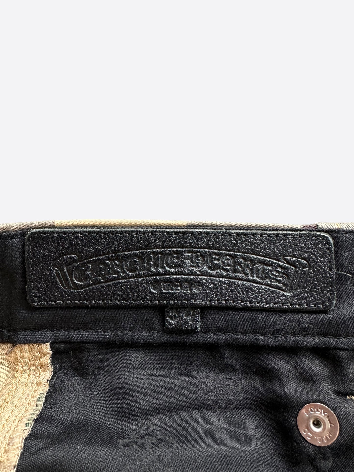 Chrome Hearts Camouflage Sex Records Cross Patch Carpenter Shorts