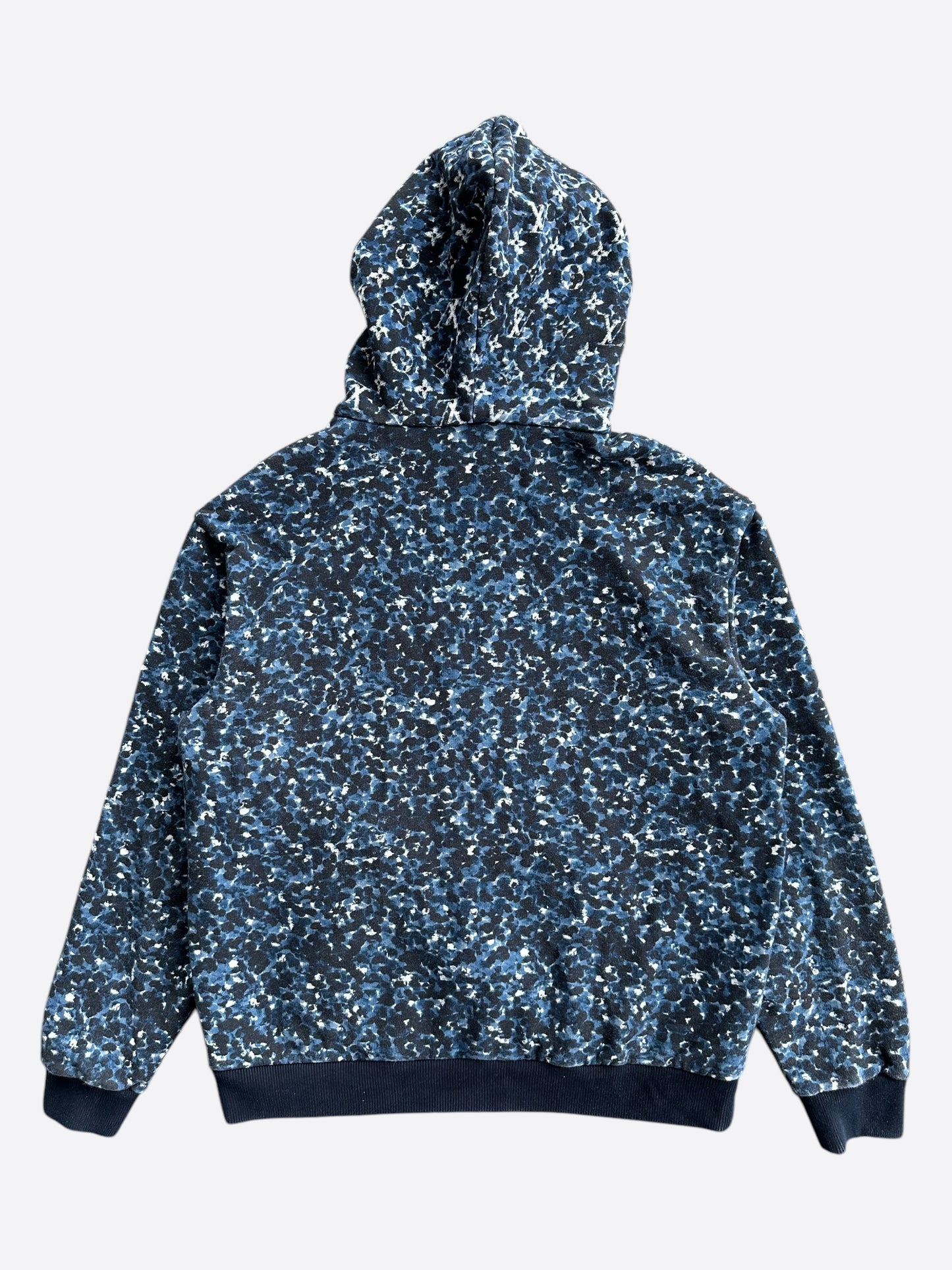 Louis Vuitton Blue Pointillism Monogram Zip Up Hoodie 1