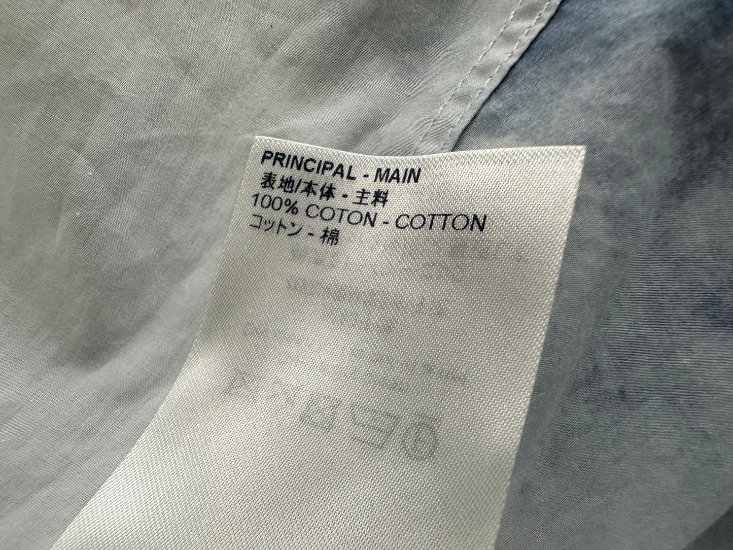 Louis Vuitton Blue & White Cloud Logo Button Up Shirt
