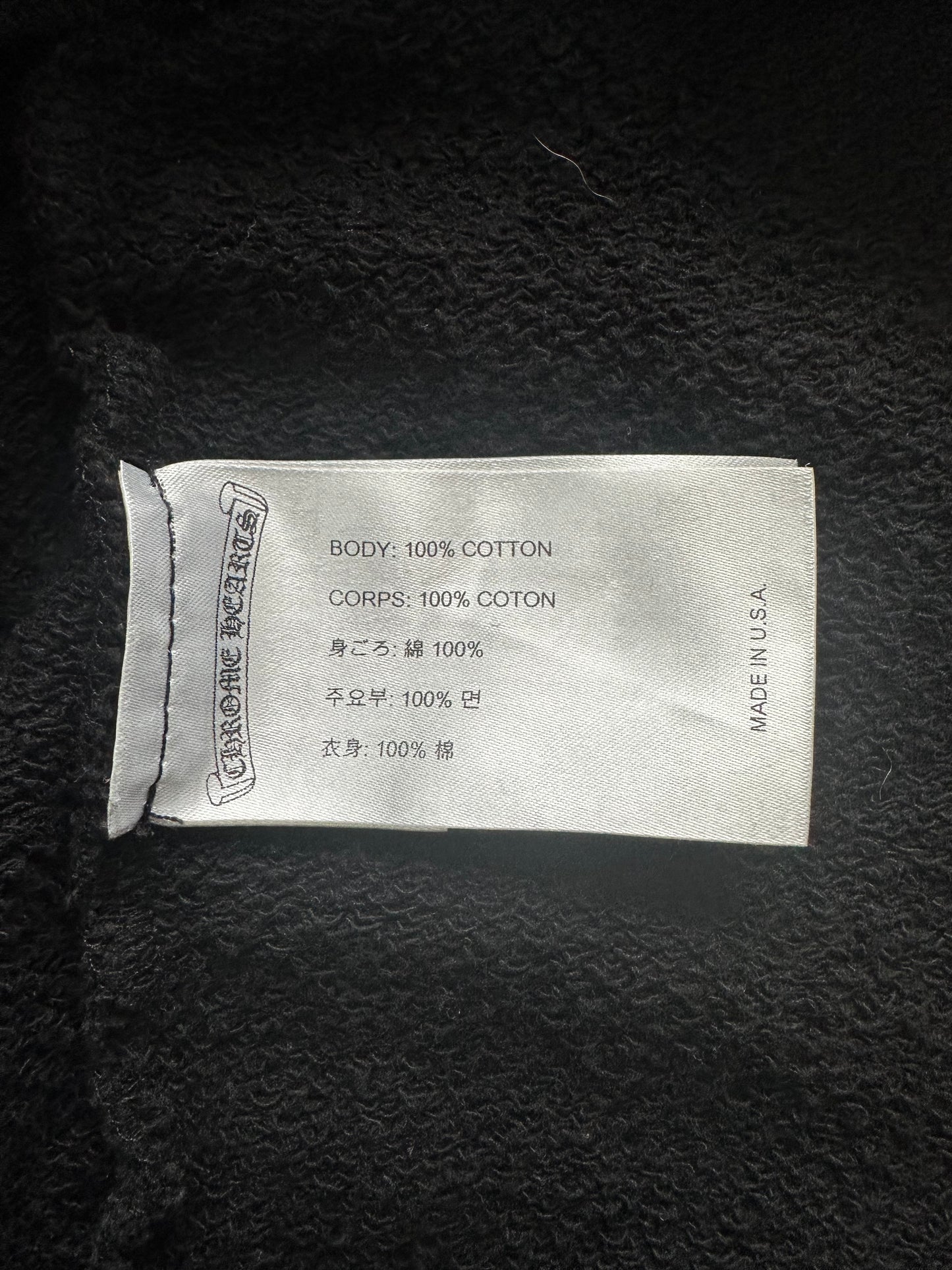Chrome Hearts Black Matty Boy Chomper Hoodie