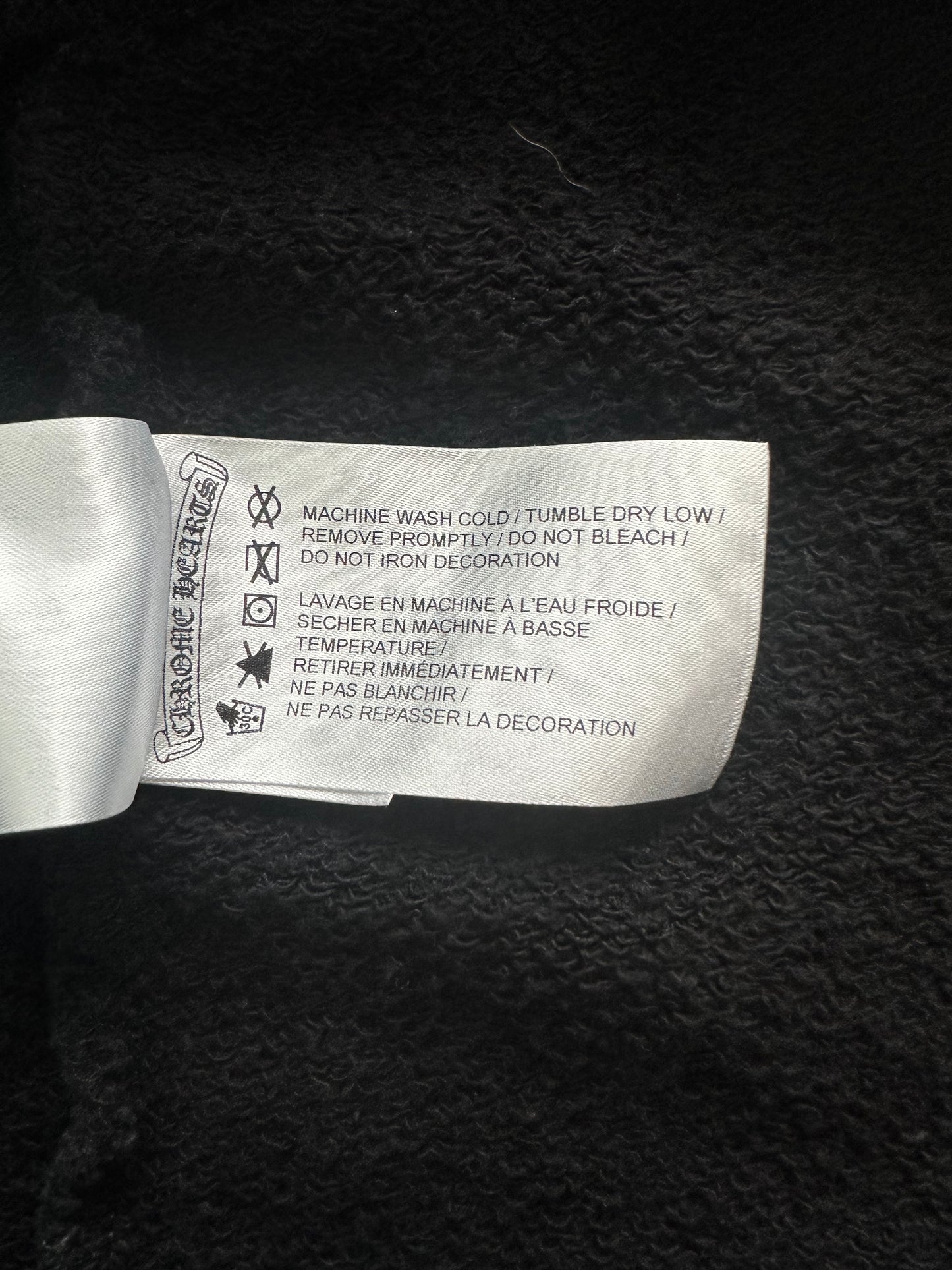 Chrome Hearts Black Matty Boy Chomper Hoodie