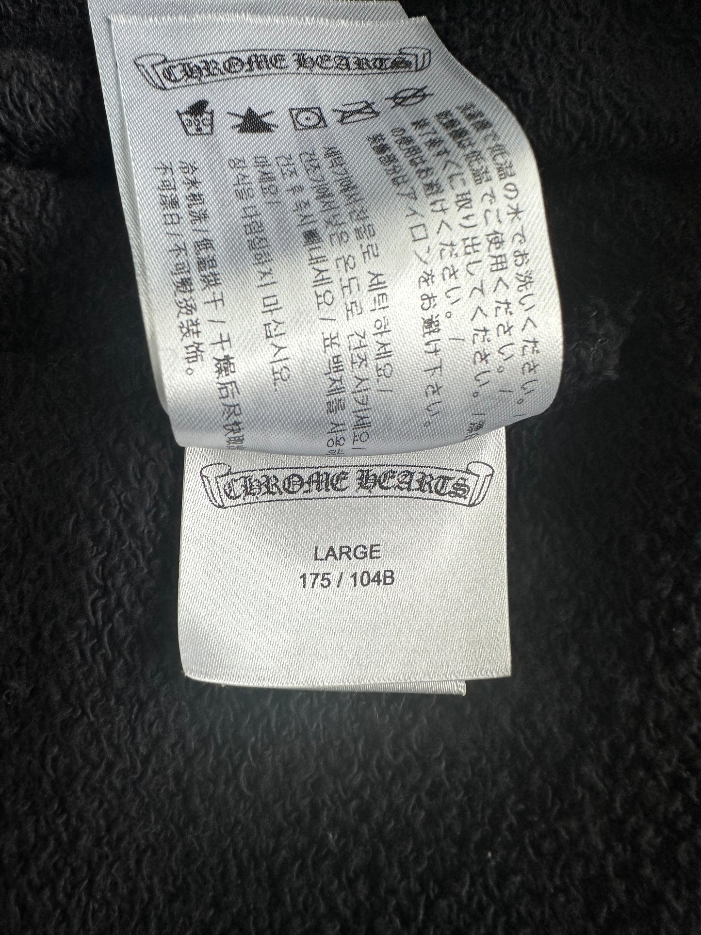 Chrome Hearts Black Matty Boy Chomper Hoodie