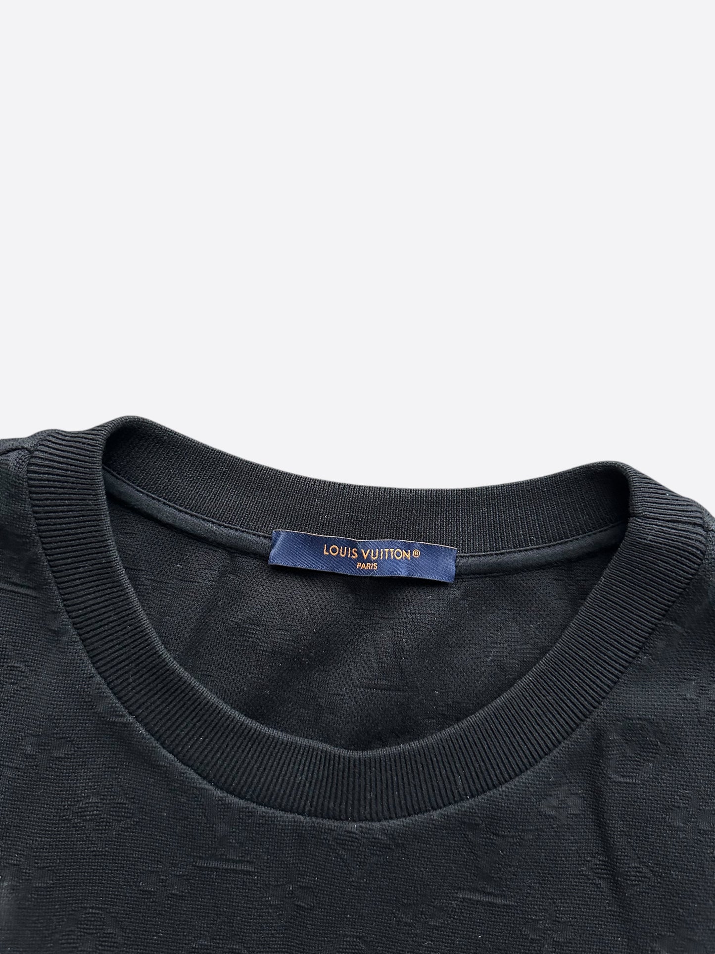 Louis Vuitton Black Monogram Pocket T-Shirt