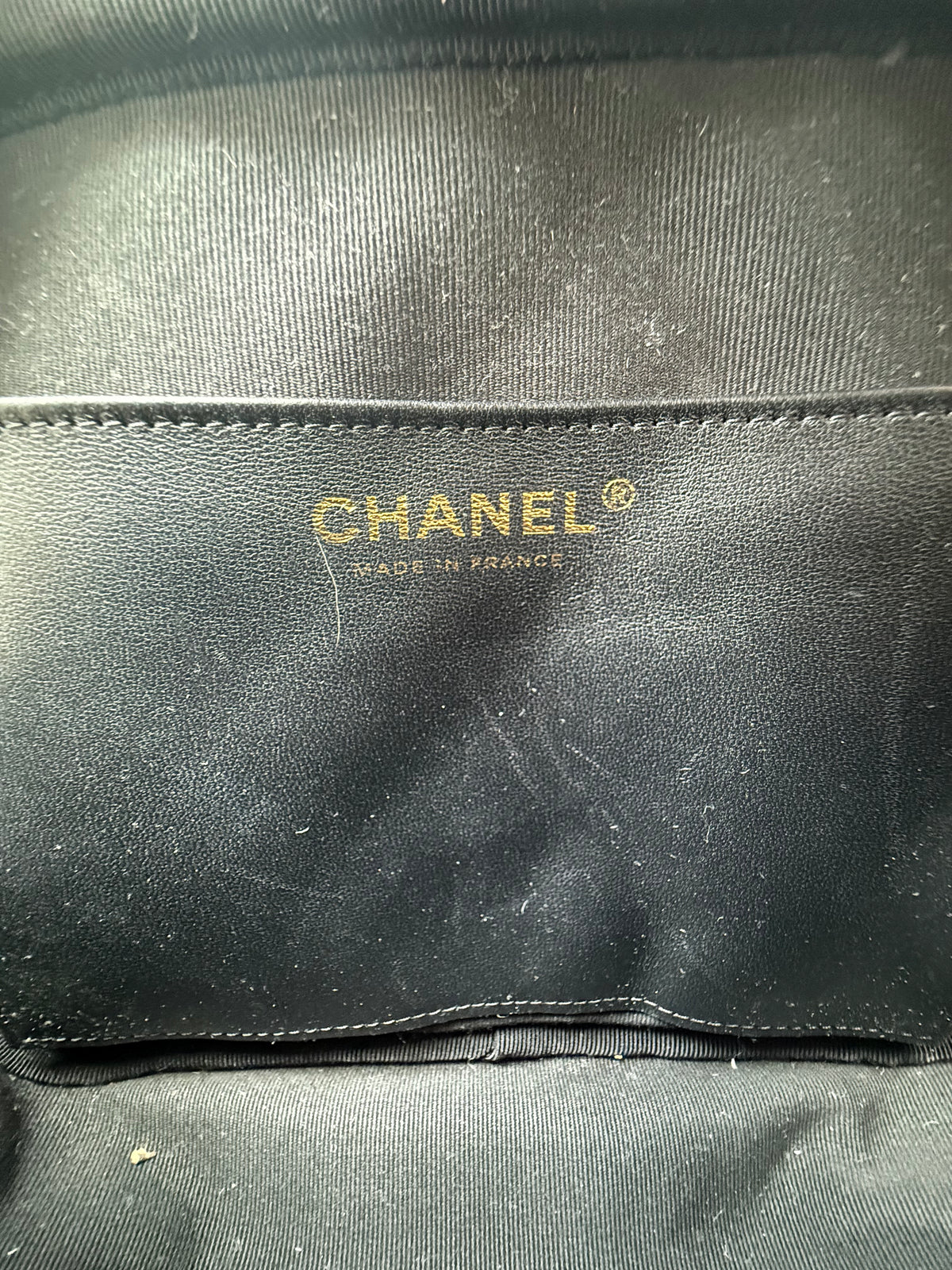 Chanel Black, White & Grey Tweed Quilted Square Zip Flap Bag