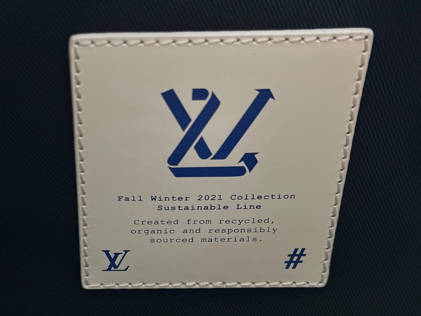 Louis Vuitton Grey & White Monogram Recycle Keepall 50