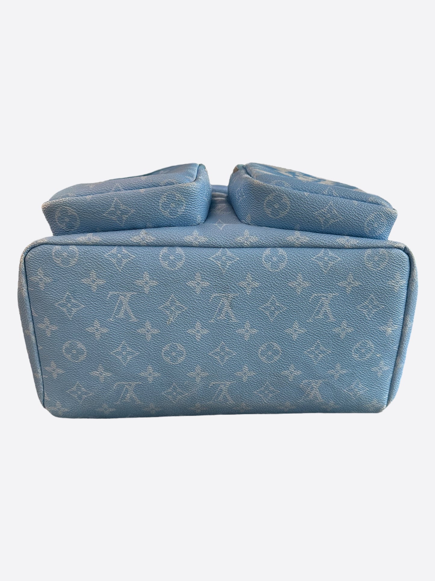 Louis Vuitton Blue & White Cloud Monogram Backpack