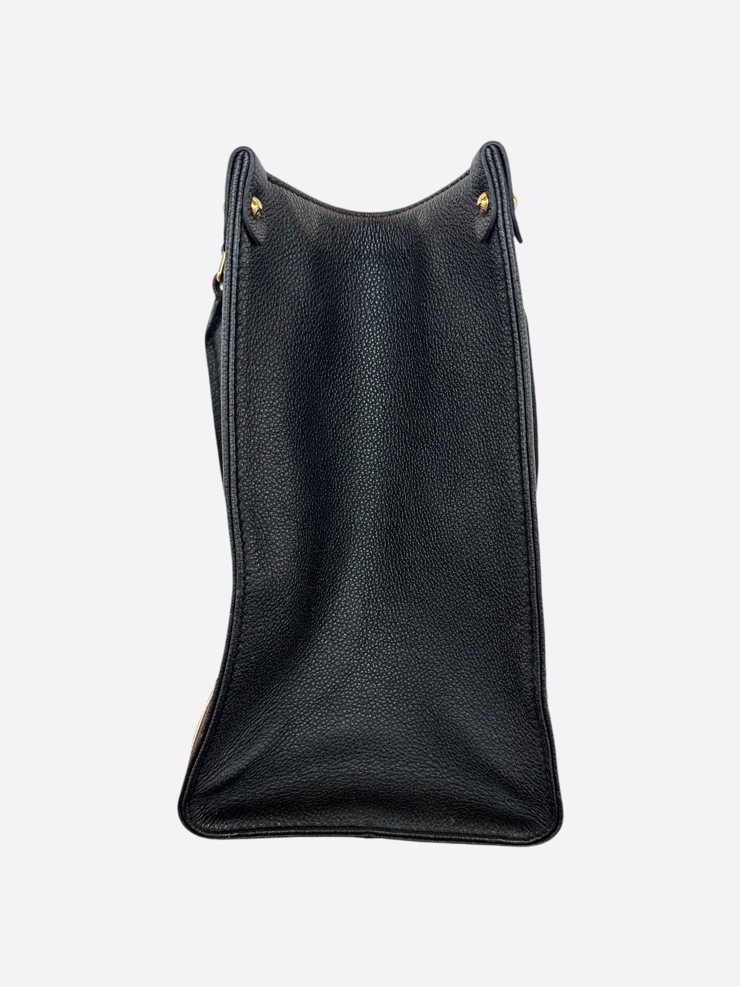 Louis Vuitton Black & Cream Monogram Empreinte OnTheGo MM