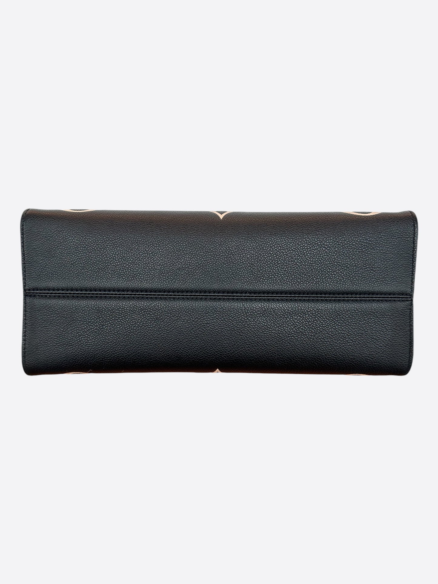 Louis Vuitton Black & Cream Monogram Empreinte OnTheGo MM