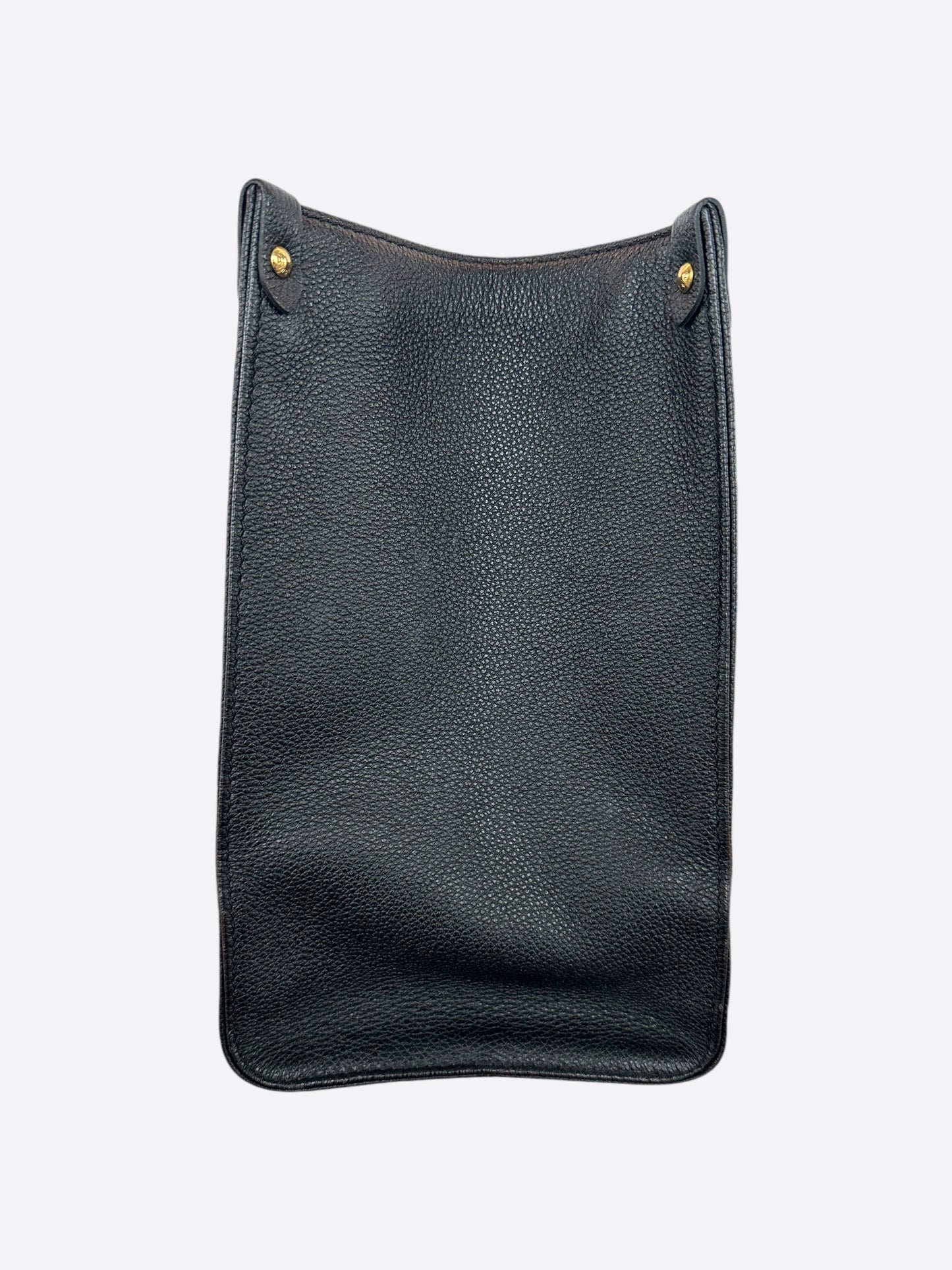 Louis Vuitton Black & Cream Monogram Empreinte OnTheGo MM