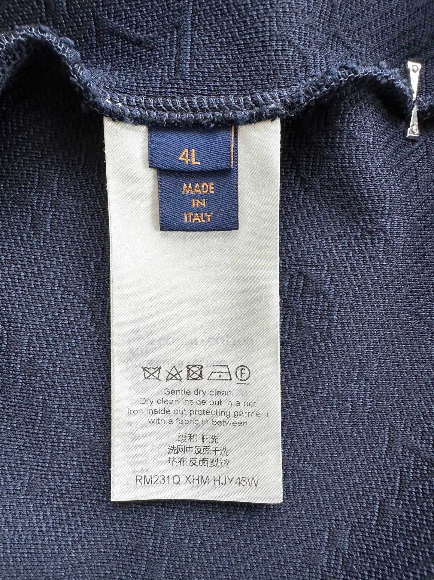 Louis Vuitton Navy Monogram Track jacket