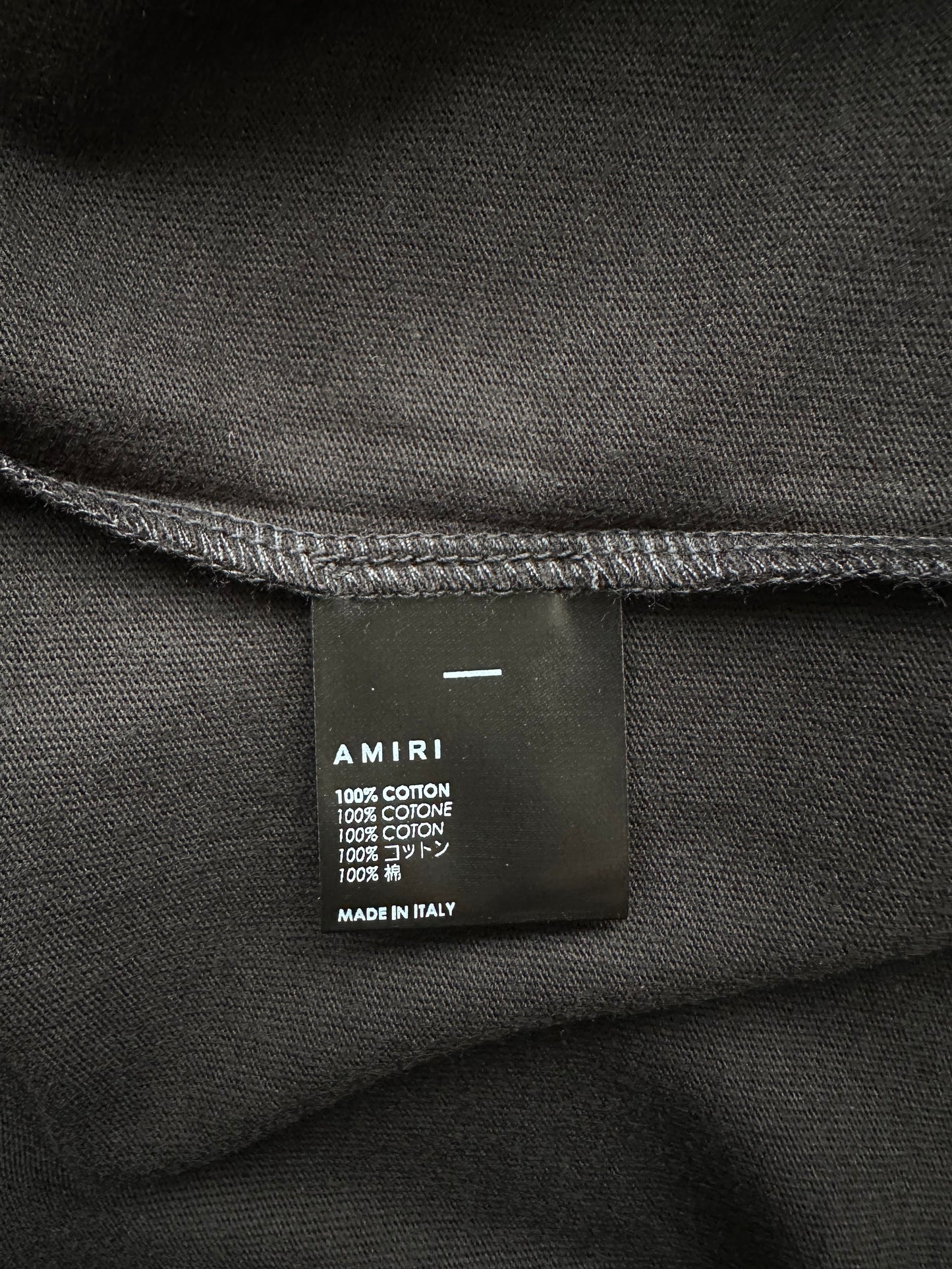 Amiri Black & White Mini MA Logo T-Shirt