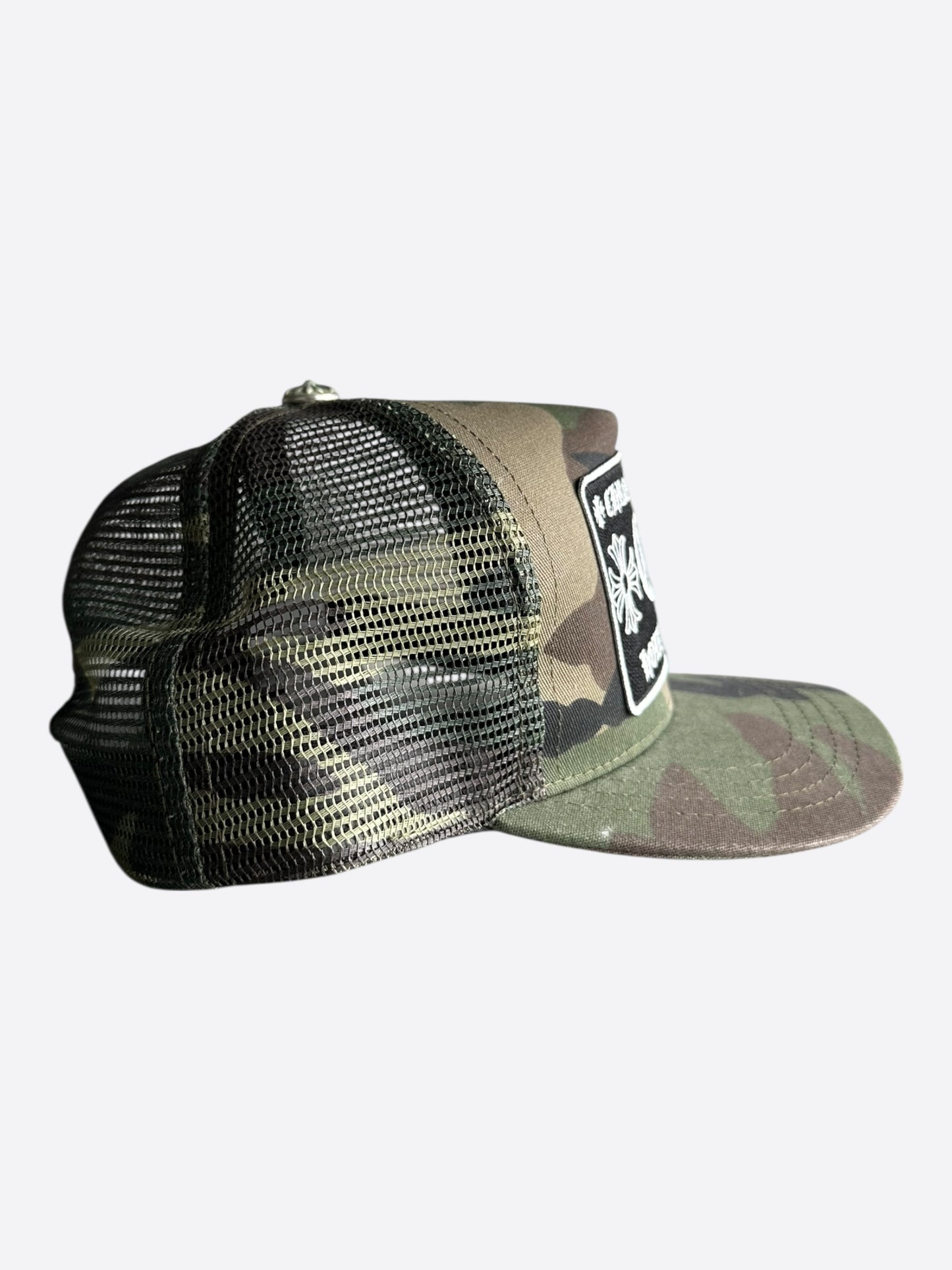Chrome Hearts Green Camouflage Trucker Hat