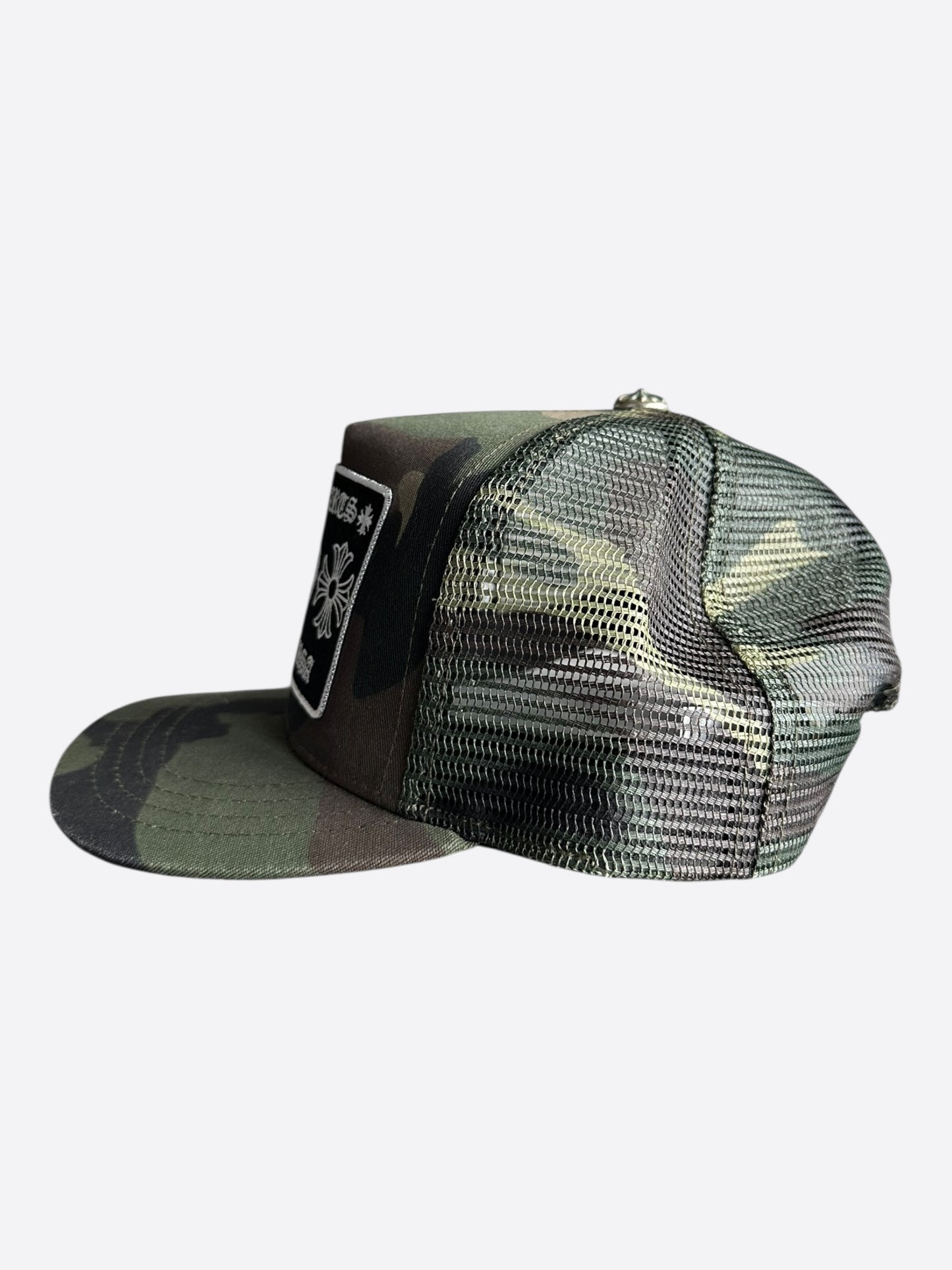 Chrome Hearts Green Camouflage Trucker Hat
