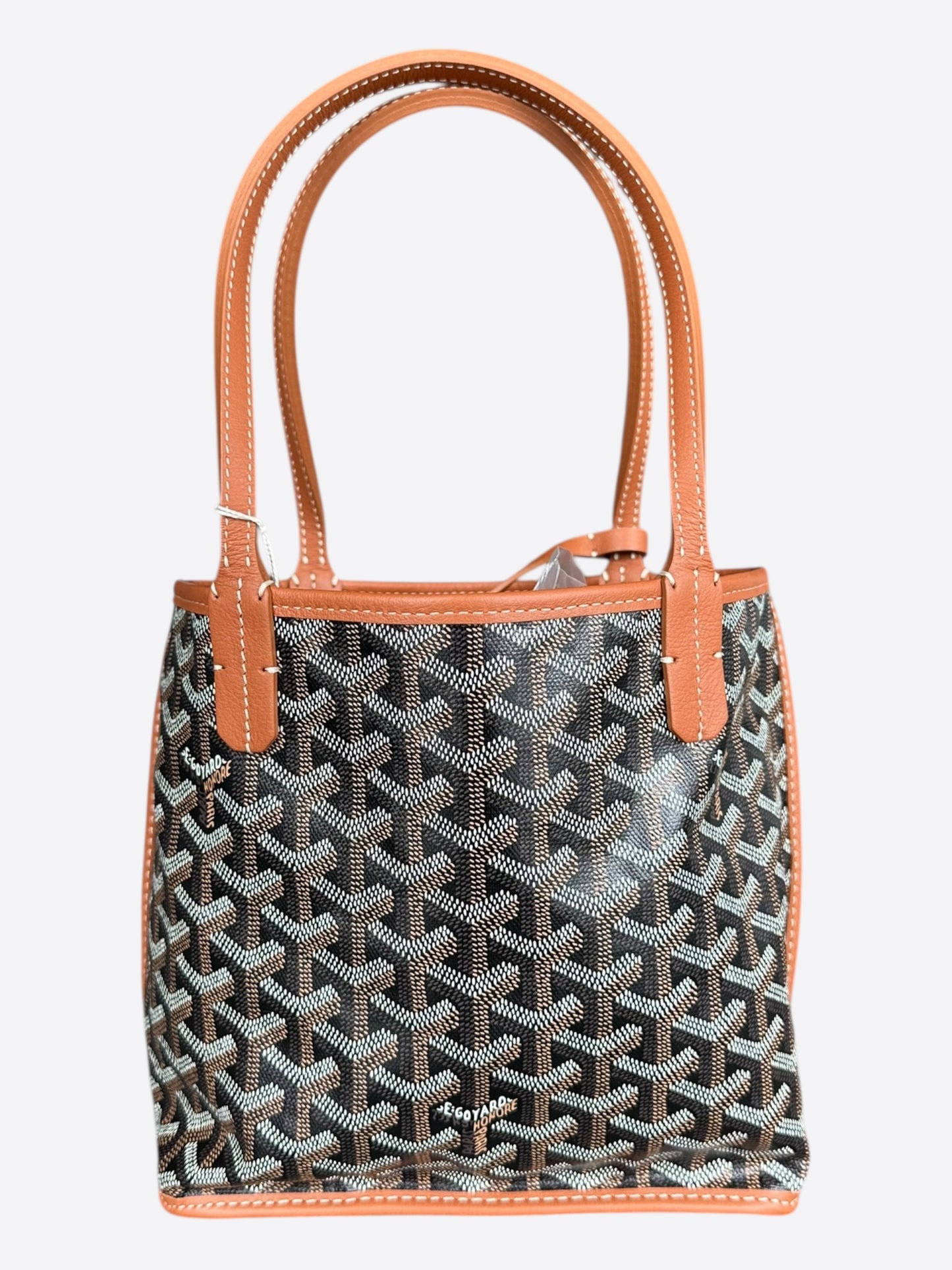 Goyard Black & Brown Anjou Tote Bag
