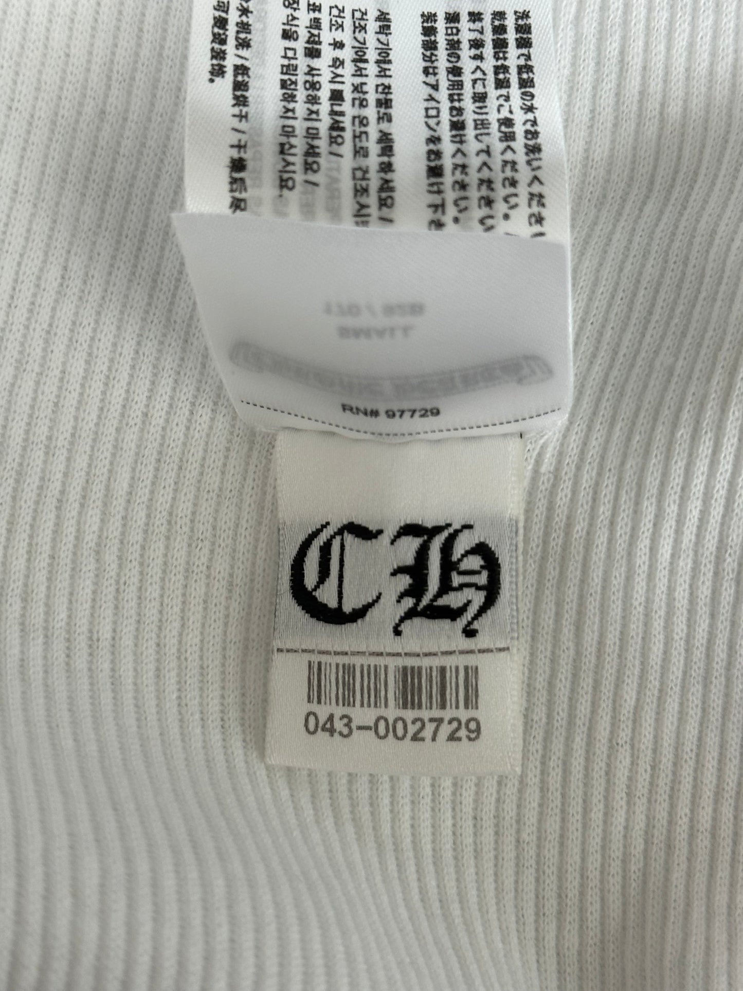 Chrome Hearts White & Pink T-Bar Logo Tank Top