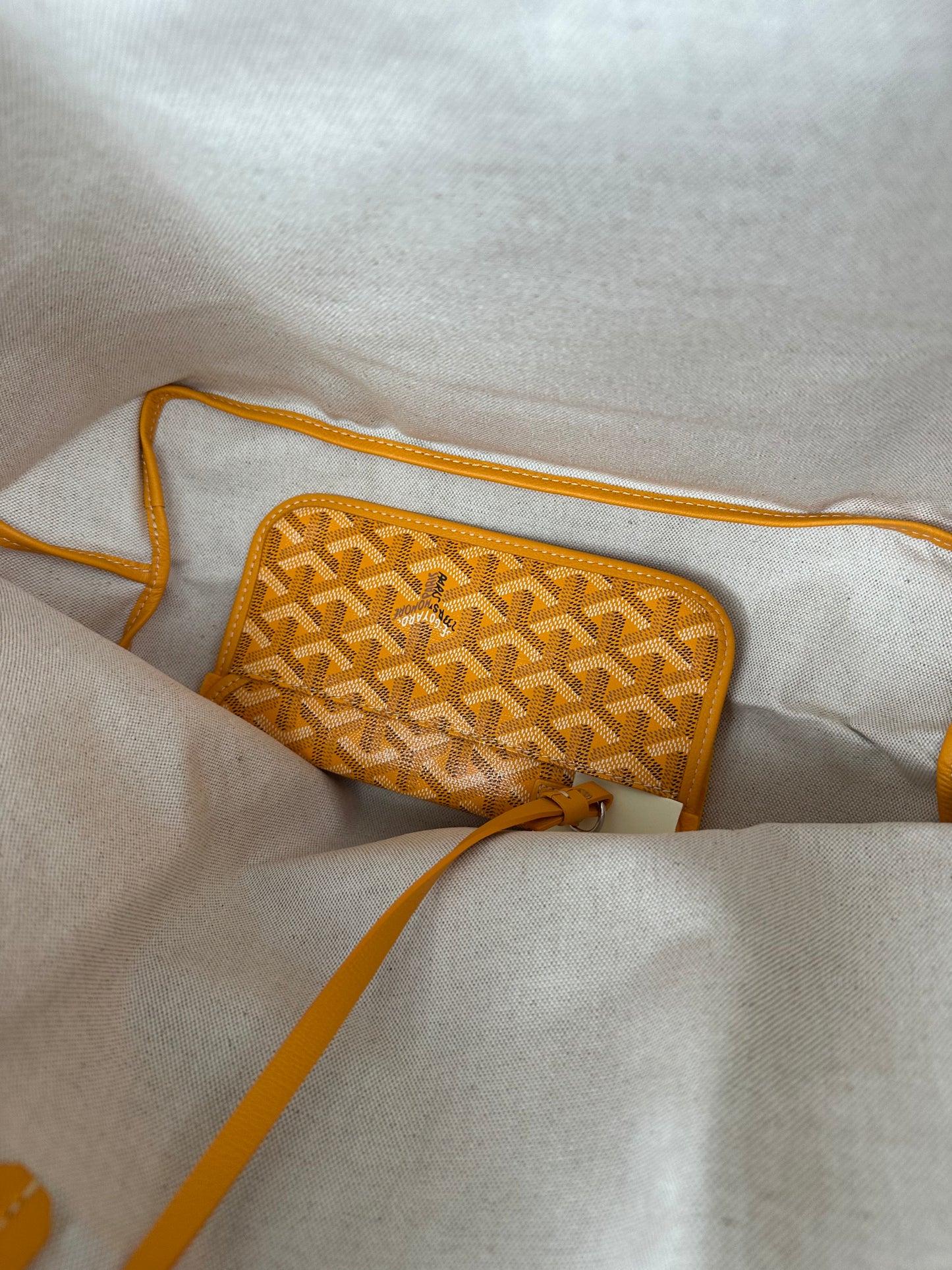Goyard Yellow St. Louis Tote Bag