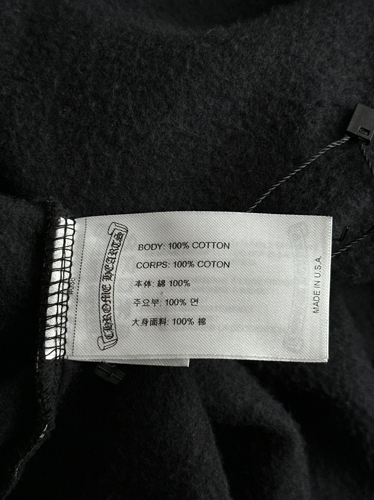 Chrome Hearts Black & Multicolor Stencil Hoodie